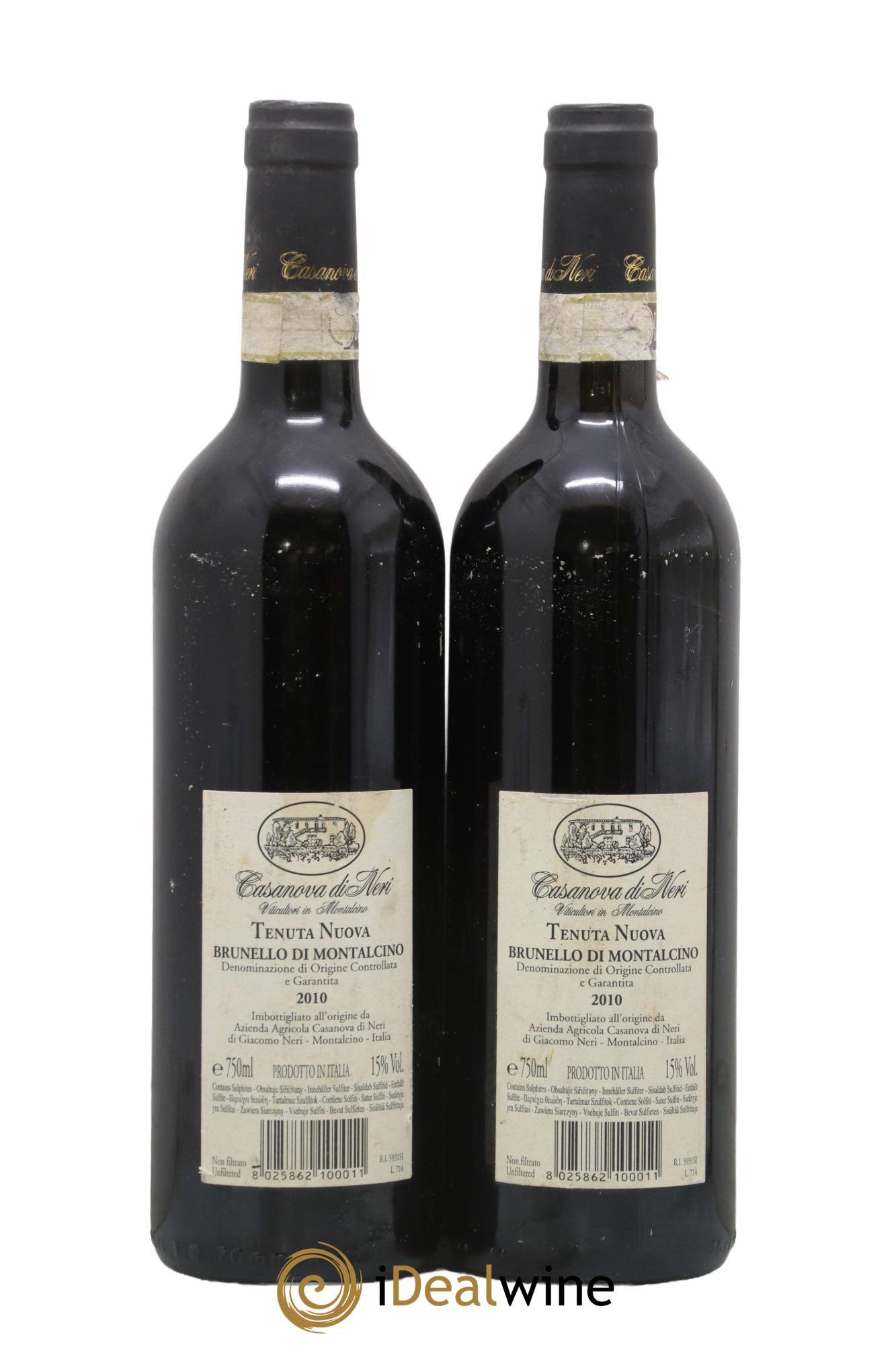 Brunello di Montalcino DOCG Tenuta Nuova Casanova di Neri - Giacomo Neri 2010 - Lot de 2 bouteilles - 1