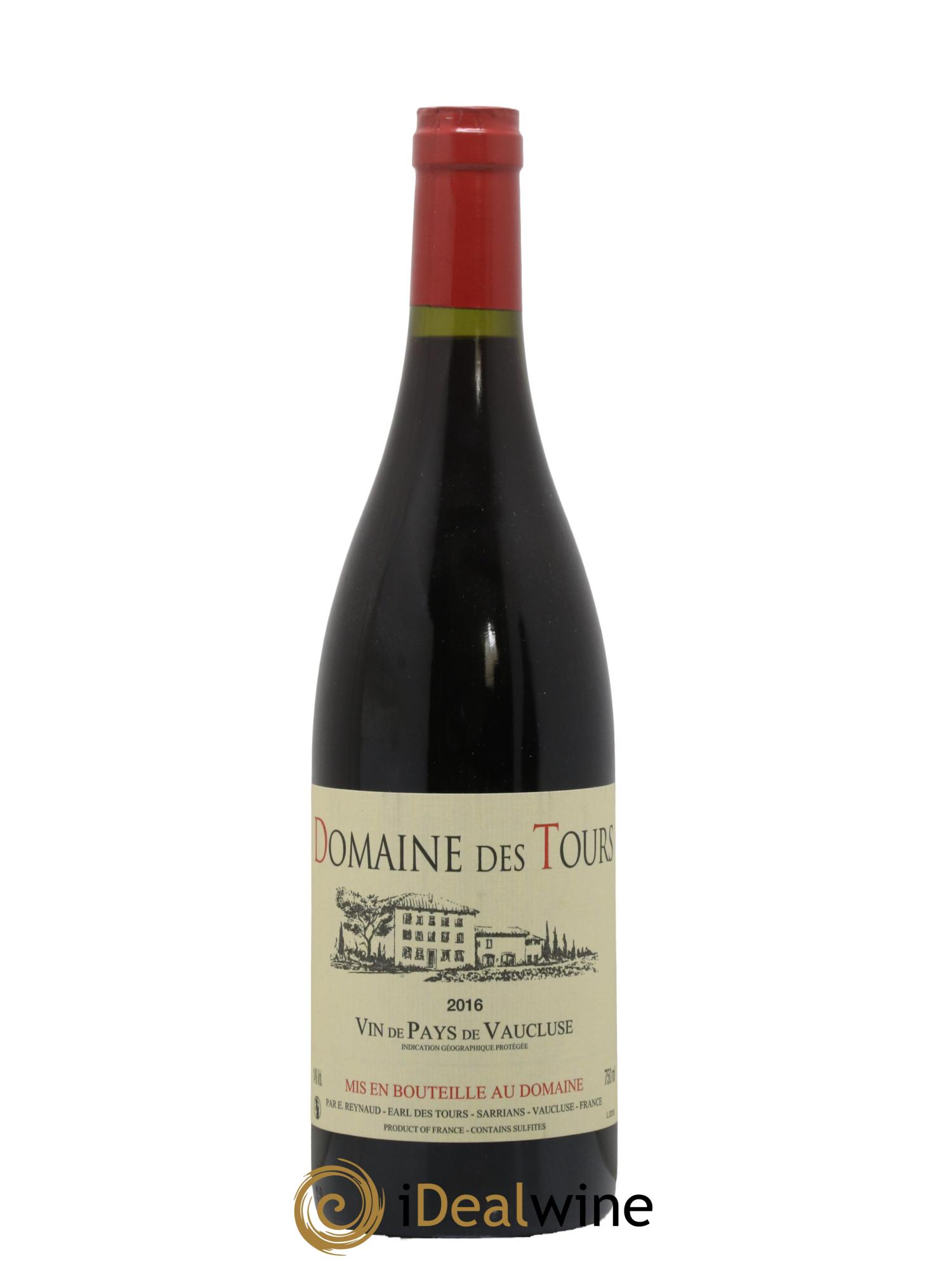 Vaucluse (Vin de Pays de Vaucluse) Domaine des Tours Emmanuel Reynaud 2016 - Lot de 1 bouteille - 0
