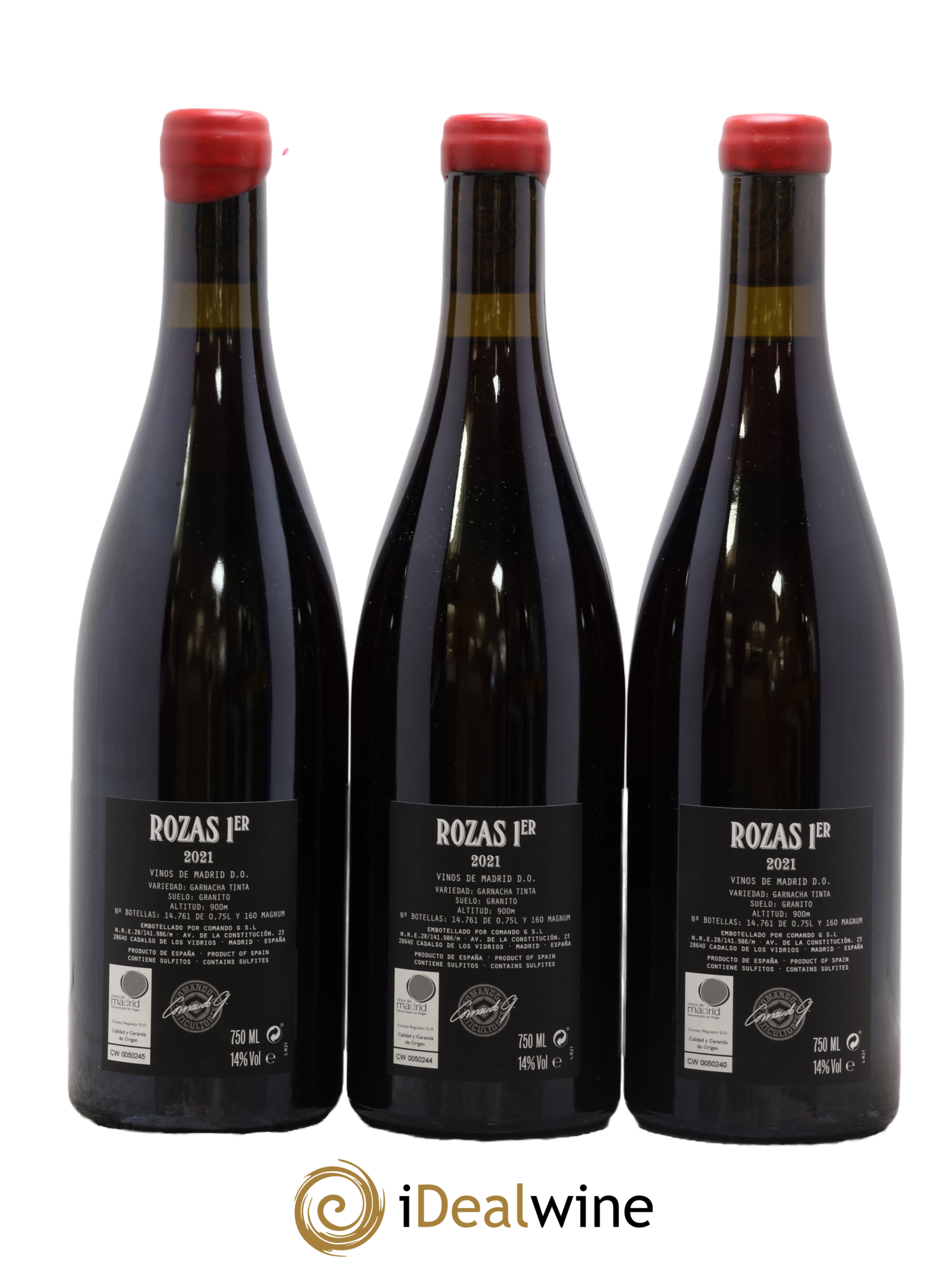 Vinos de Madrid DO Rozas 1er Comando G 2021 - Posten von 3 Flaschen - 1