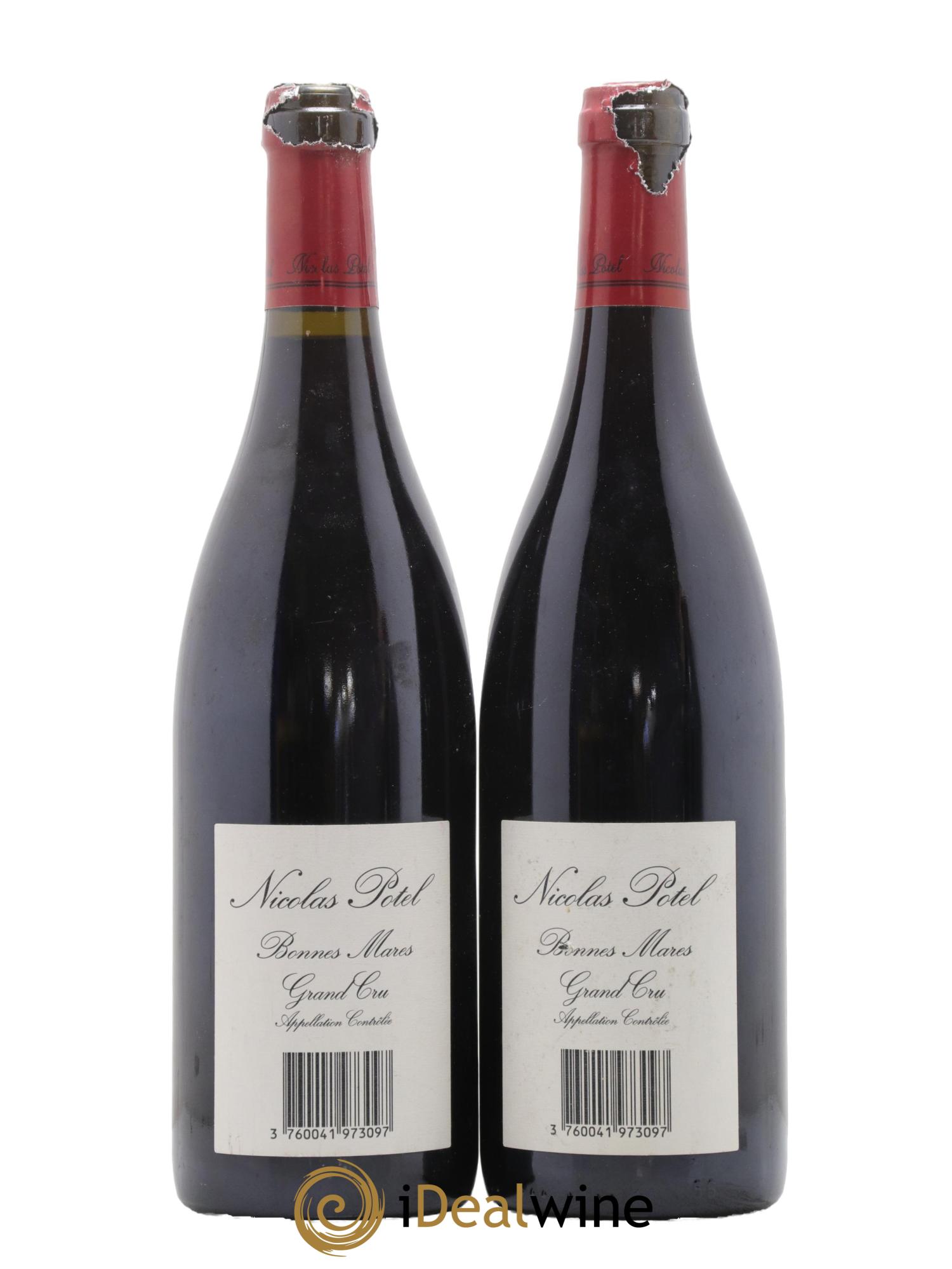 Bonnes-Mares Grand Cru Nicolas Potel 2004 - Lot de 2 bouteilles - 1