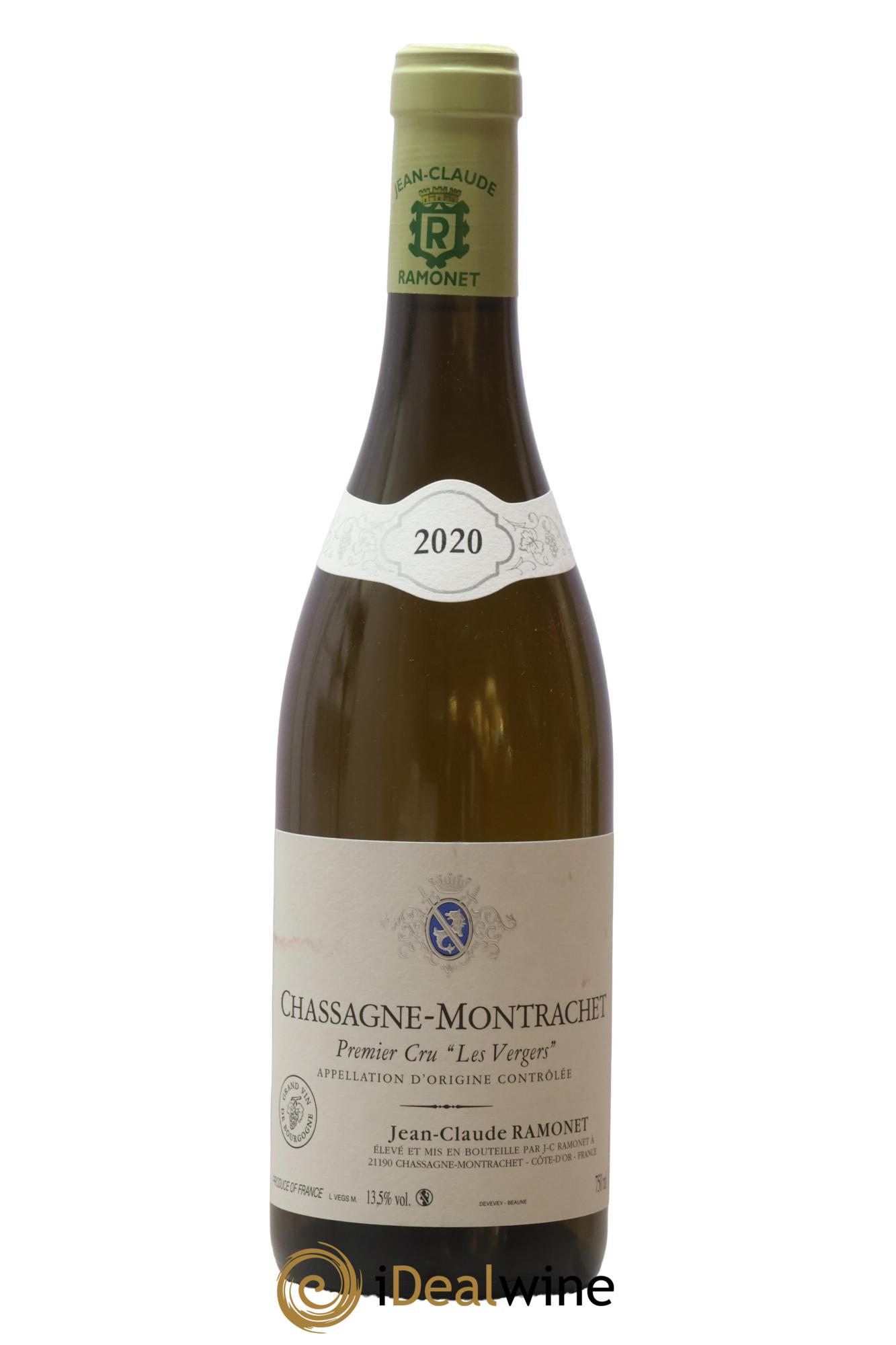 Chassagne-Montrachet 1er Cru Les Vergers Ramonet (Domaine) 2020 - Posten von 1 Flasche - 0