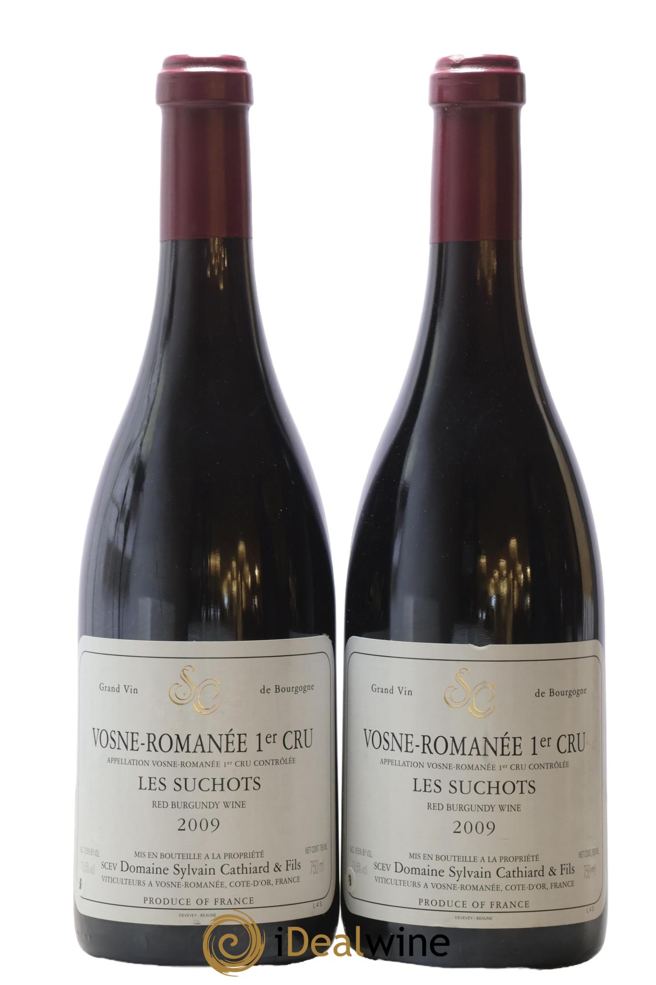 Vosne-Romanée 1er Cru Les Suchots Sylvain Cathiard & Fils 2009 - Lot de 2 bouteilles - 0