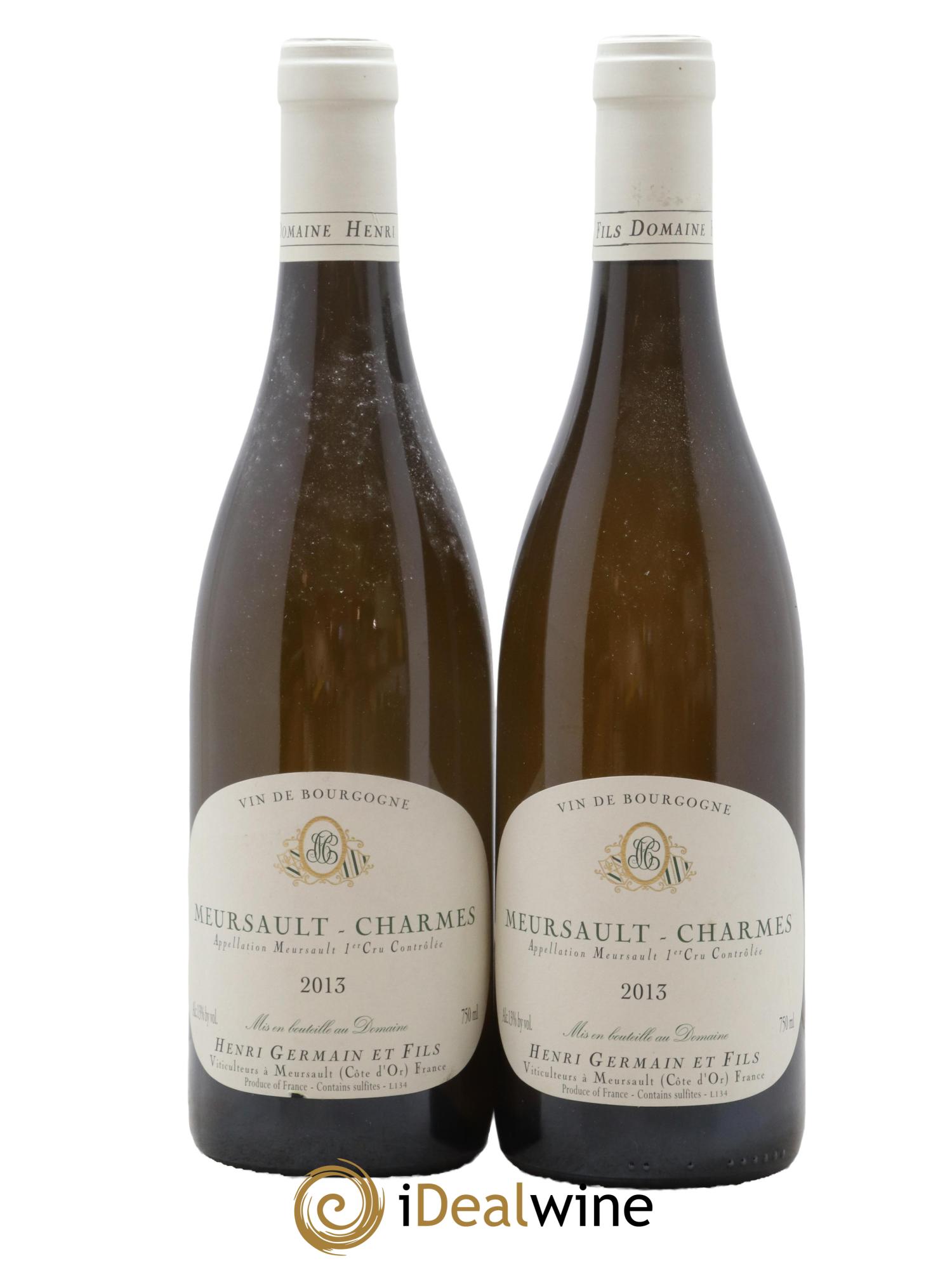 Meursault 1er Cru Charmes Henri Germain 2013 - Lot de 2 bouteilles - 0
