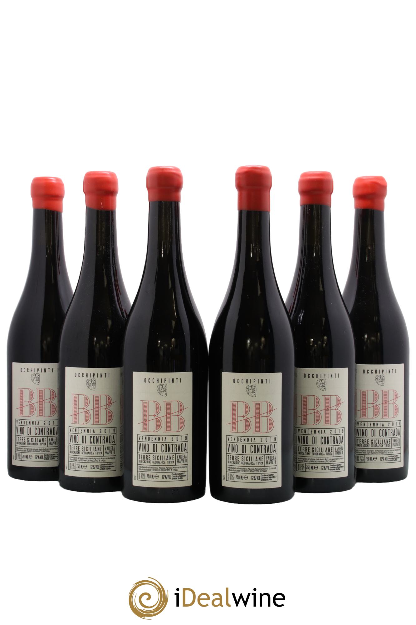 Terre Siciliane IGT Vino di Contrada BB Azienda Agricola Arianna Occhipinti 2019 - Lot de 6 bouteilles - 0