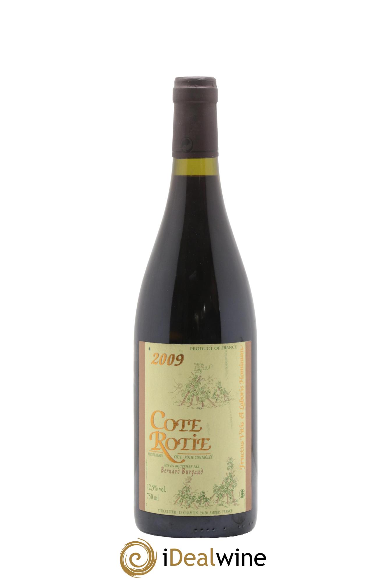 Côte-Rôtie Bernard Burgaud 2009 - Lot of 1 bottle - 0