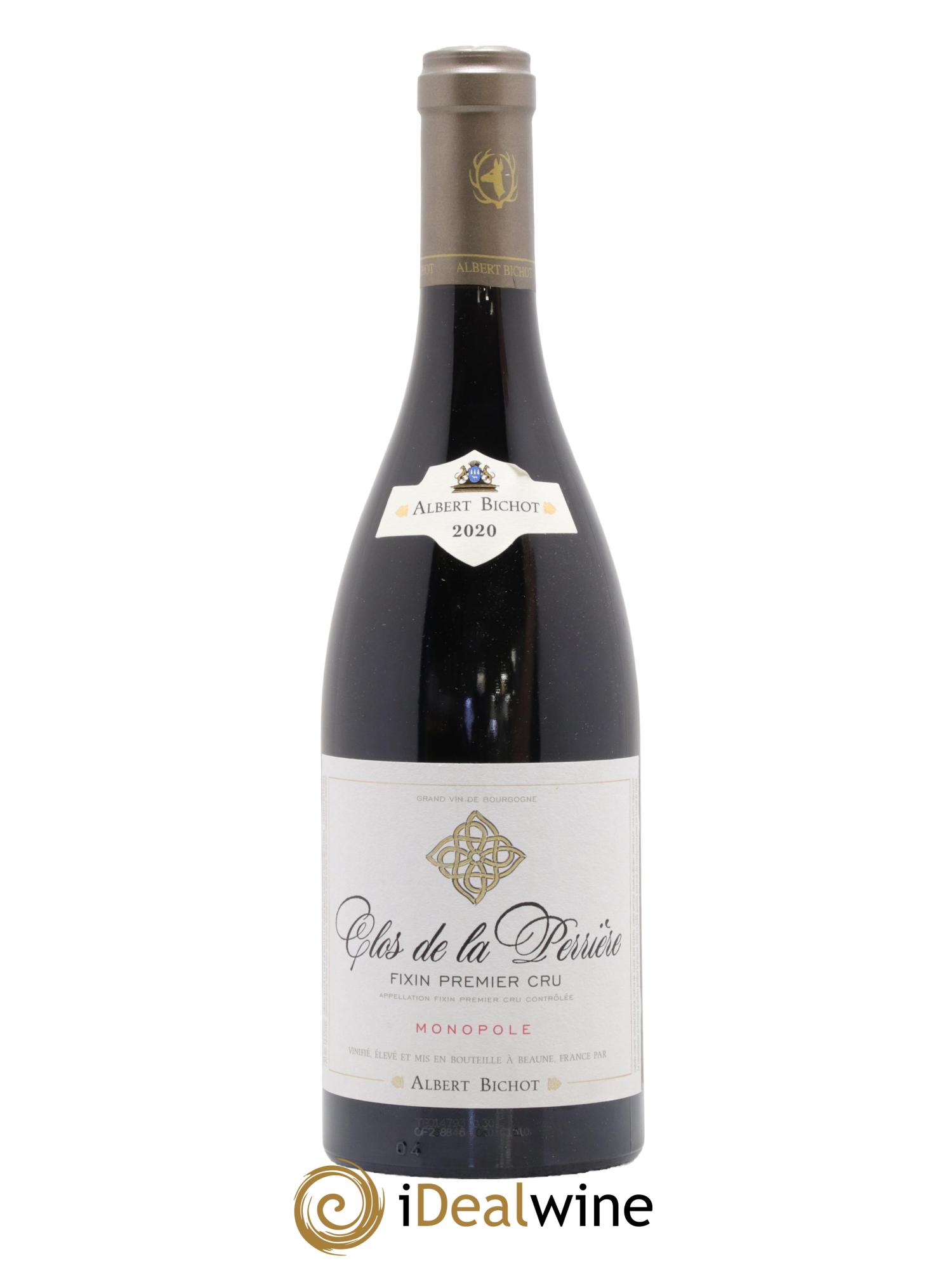 Fixin 1er Cru Clos de la Perrière Bichot 2020 - Lot de 1 bouteille - 0