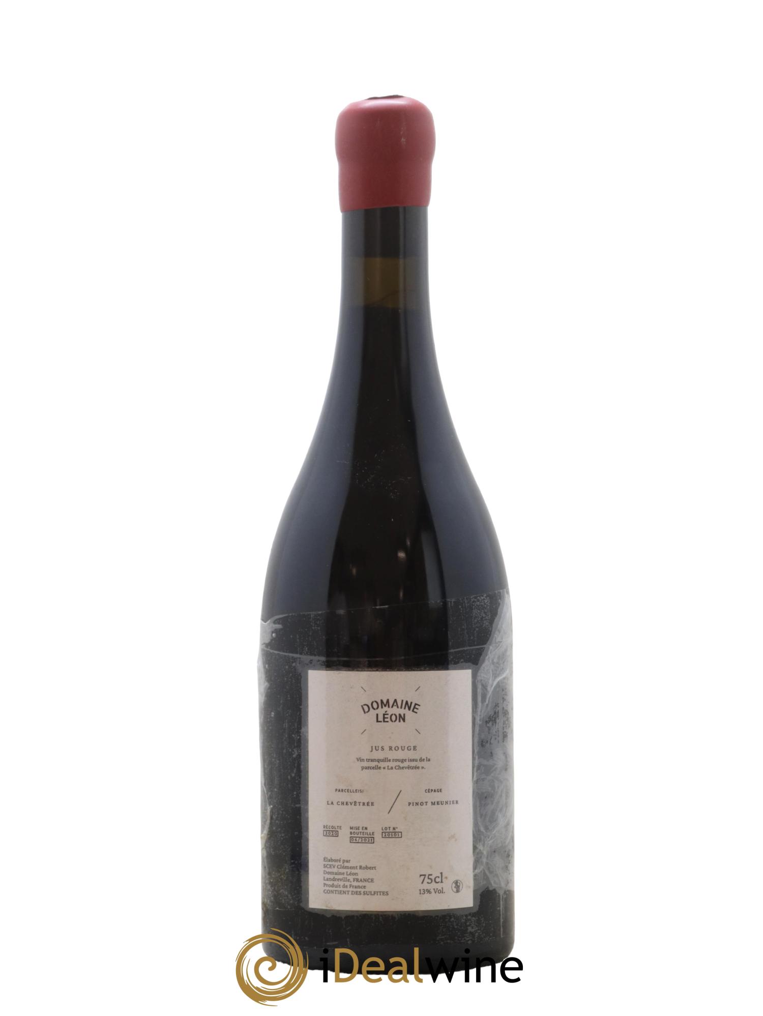 Coteaux Champenois Jus Rouge Domaine Leon 2020 - Lot de 1 bouteille - 1