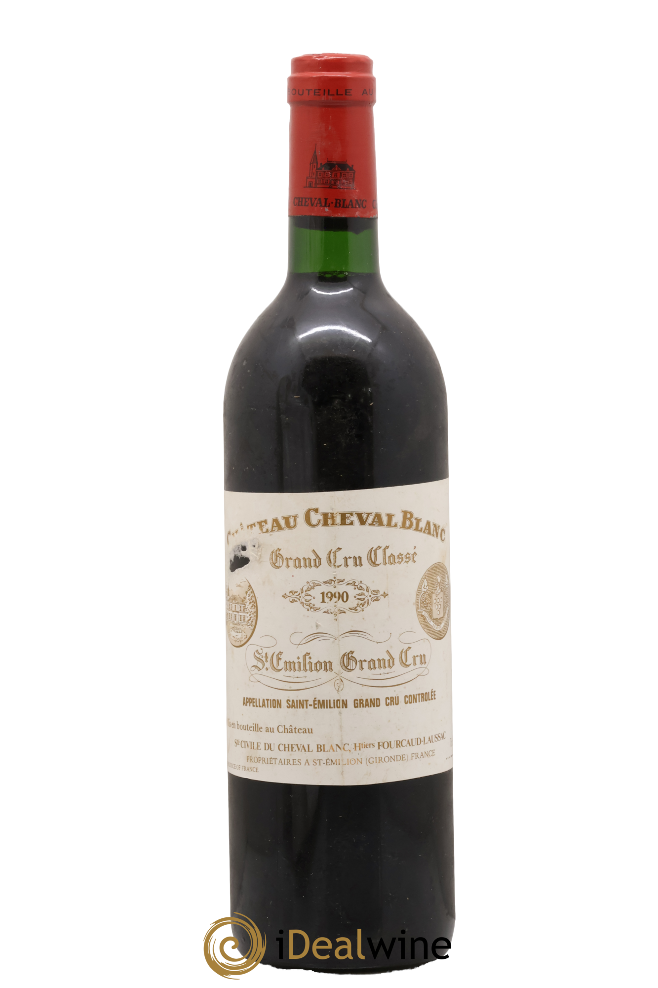 Château Cheval Blanc 1er Grand Cru Classé A 1990 - Posten von 1 Flasche - 0