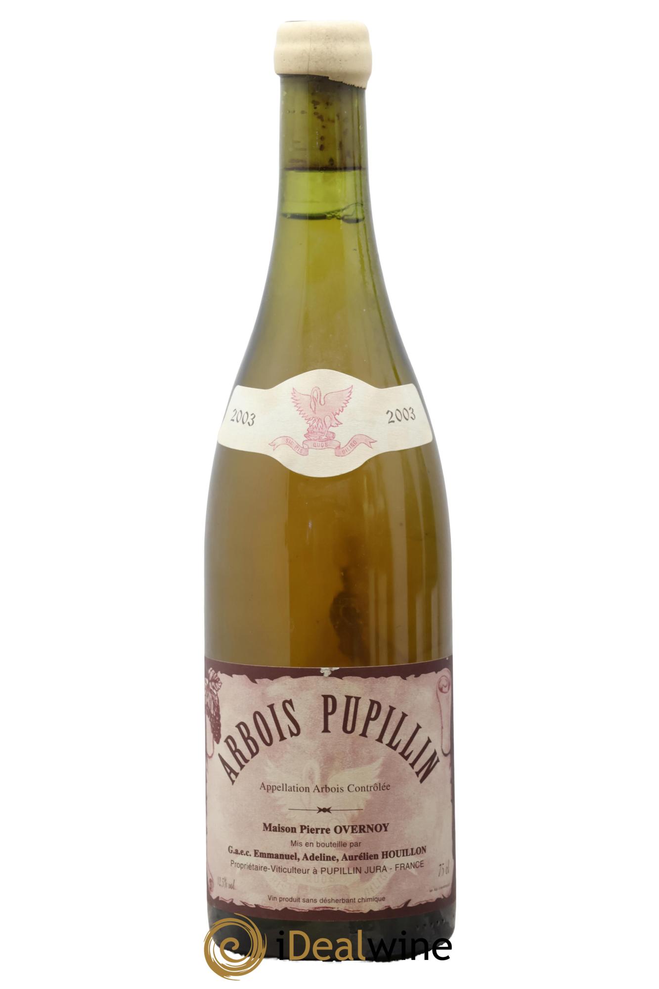Arbois-Pupillin Chardonnay (cire blanche) Overnoy-Houillon (Domaine) 2003 - Lotto di 1 bottiglia - 0