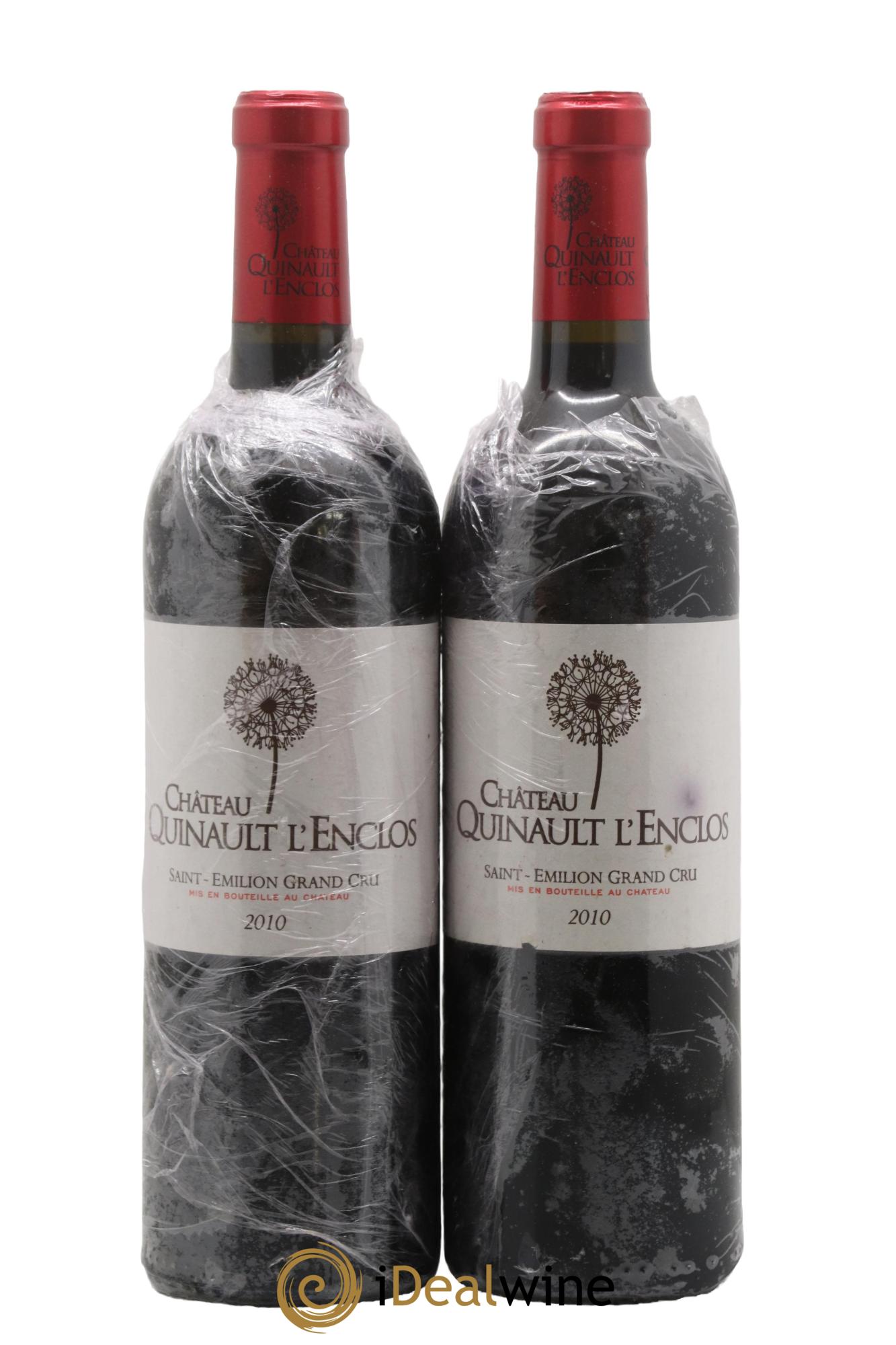 Château Quinault L'Enclos 2010 - Lot of 2 bottles - 0