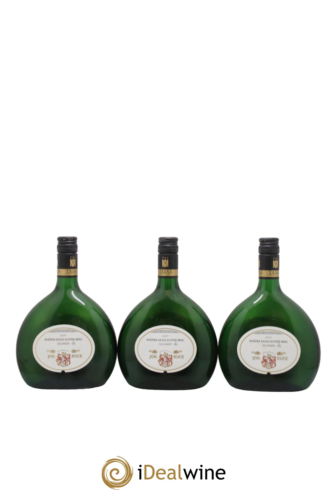 Allemagne Iphöfer Julius Echter Berg Silvaner GG J. Ruck 2014 - Lotto di 3 bottiglie - 0