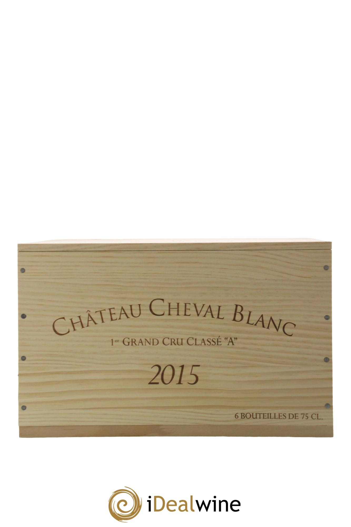 Château Cheval Blanc 1er Grand Cru Classé A 2015 - Lot de 6 bouteilles - 1