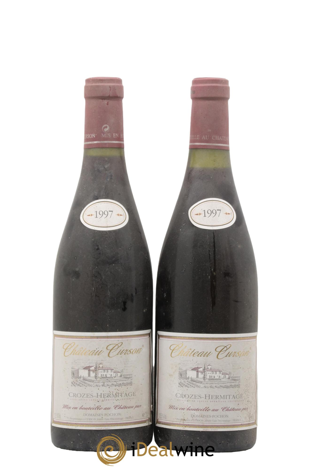 Crozes-Hermitage Château Curson Domaine Pochon 1997 - Lot de 2 bouteilles - 0