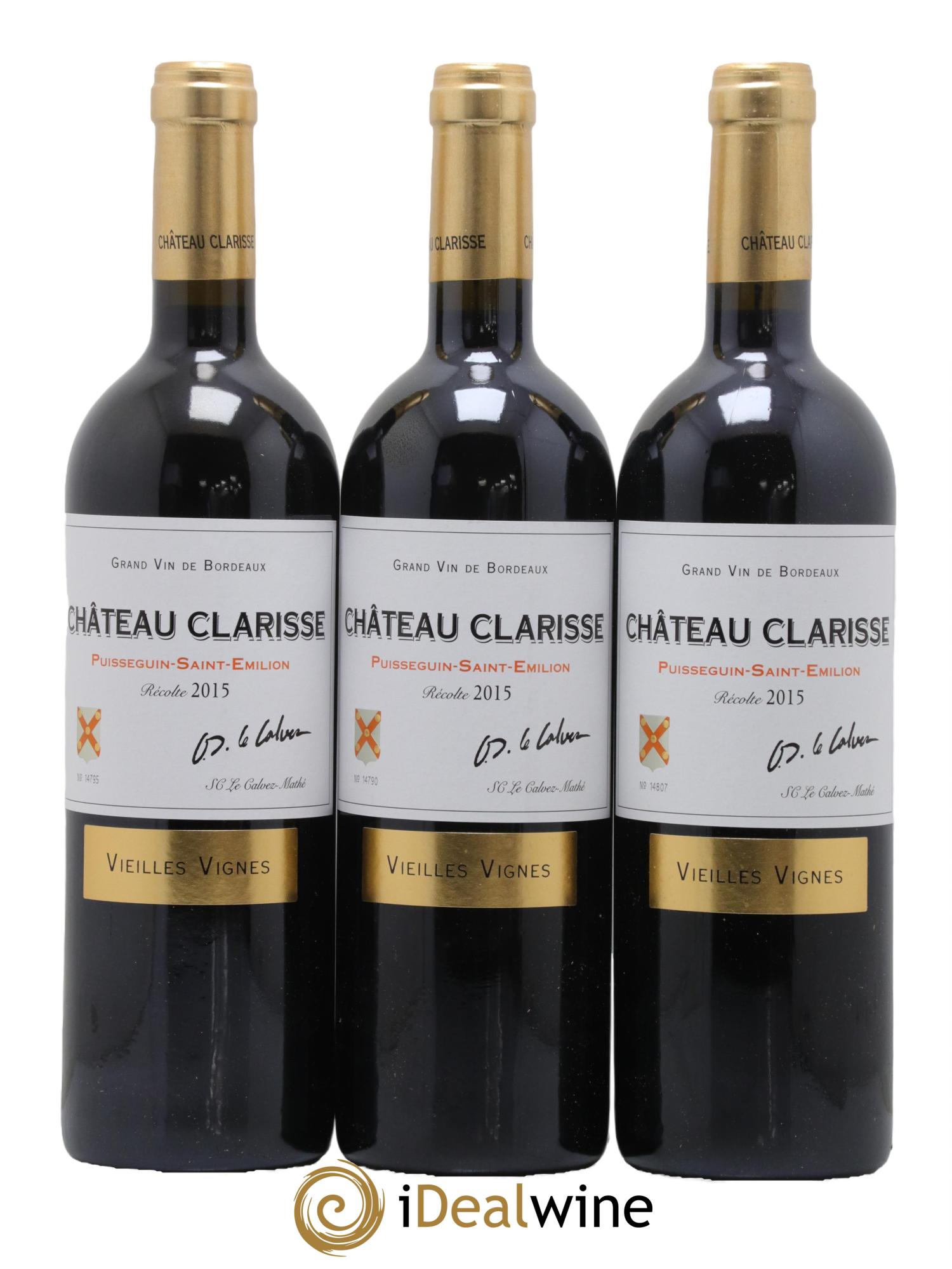 Château Clarisse - Vieilles Vignes 2015 - Lot de 6 bouteilles - 2