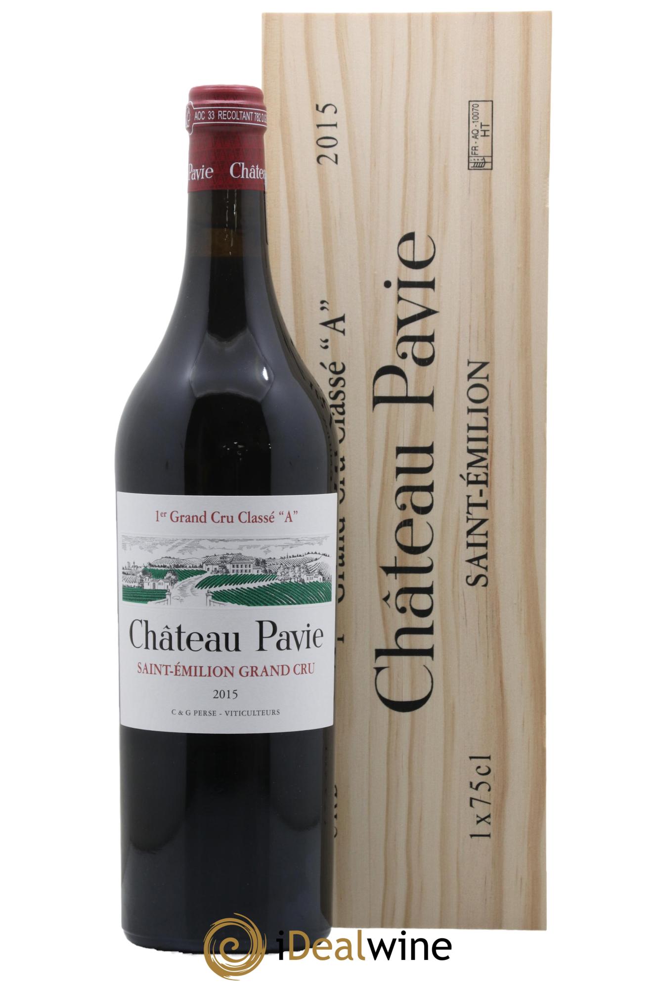 Château Pavie 1er Grand Cru Classé A  2015 - Lot of 1 bottle - 1