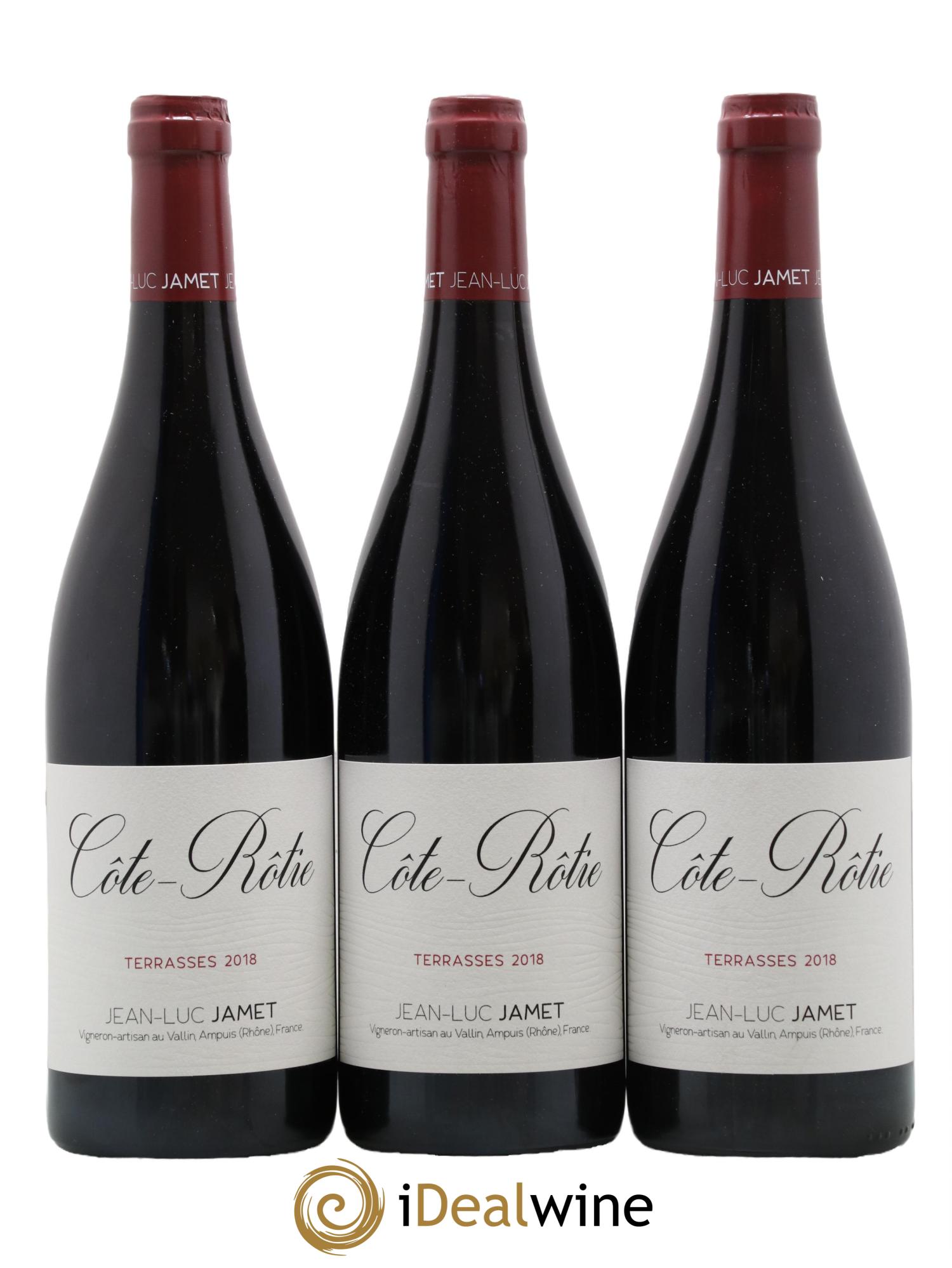 Côte-Rôtie Terrasses Jean-Luc Jamet (Domaine) 2018 - Lot de 3 bouteilles - 0