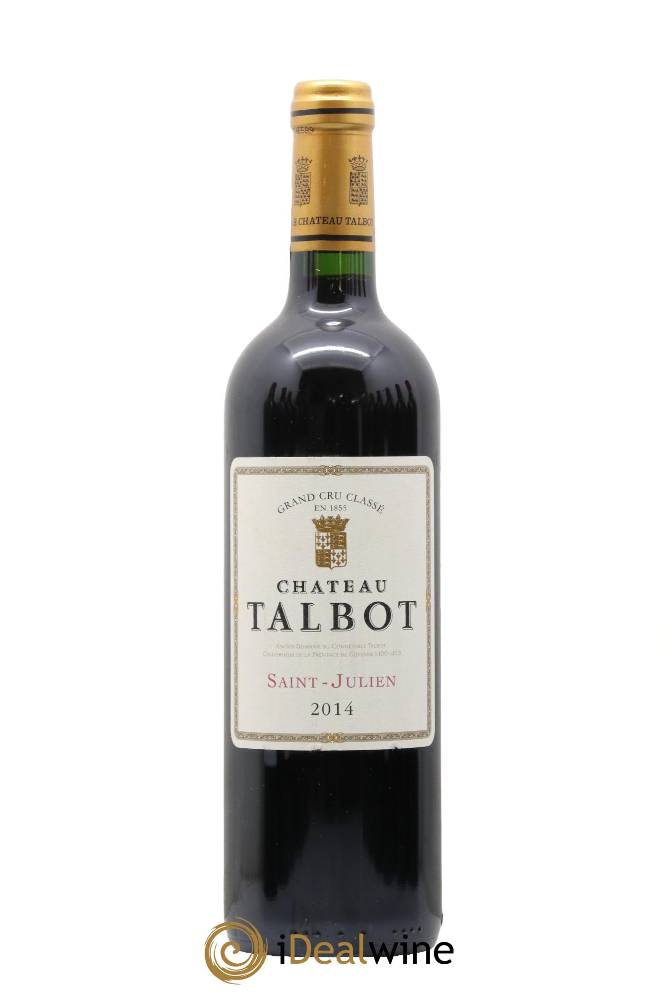 Château Talbot 4ème Grand Cru Classé 2014 - Lot de 1 bouteille - 0