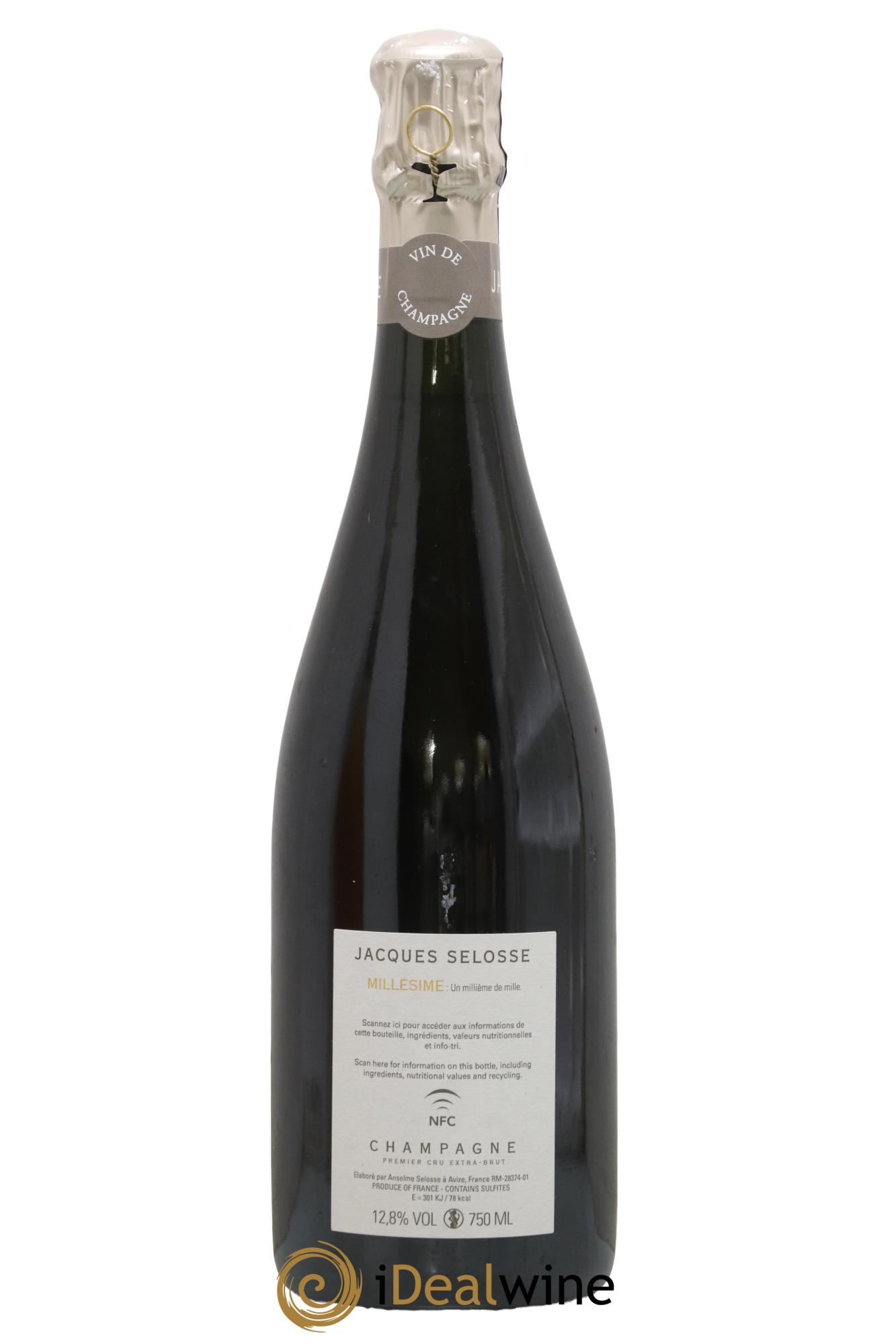 1er Cru Millésimé Extra-Brut Jacques Selosse 2012 - Lotto di 1 bottiglia - 1