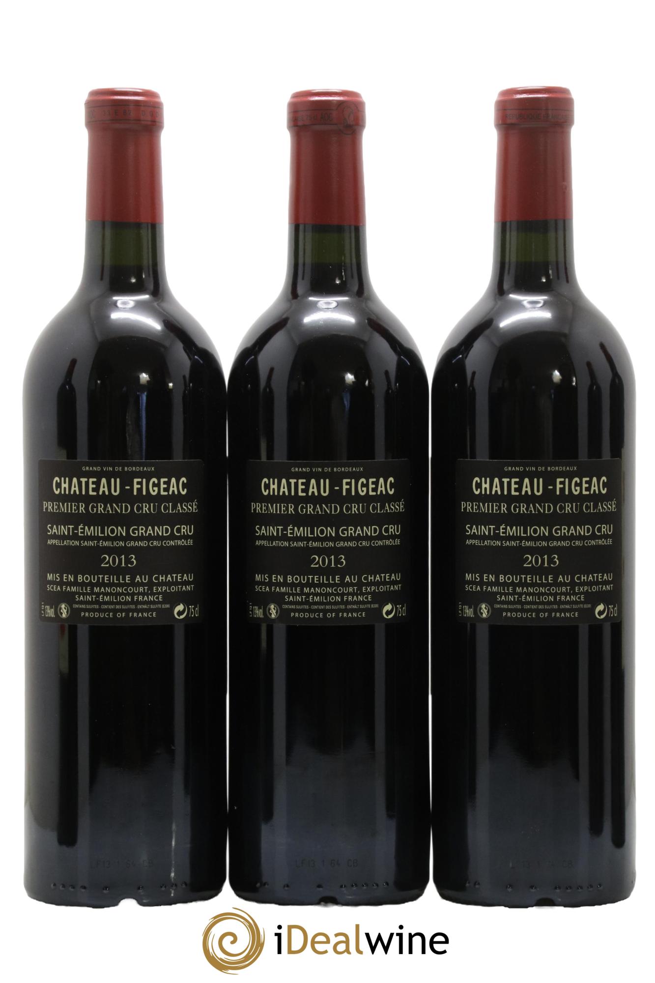 Château Figeac 1er Grand Cru Classé A 2013 - Lot de 12 bouteilles - 8