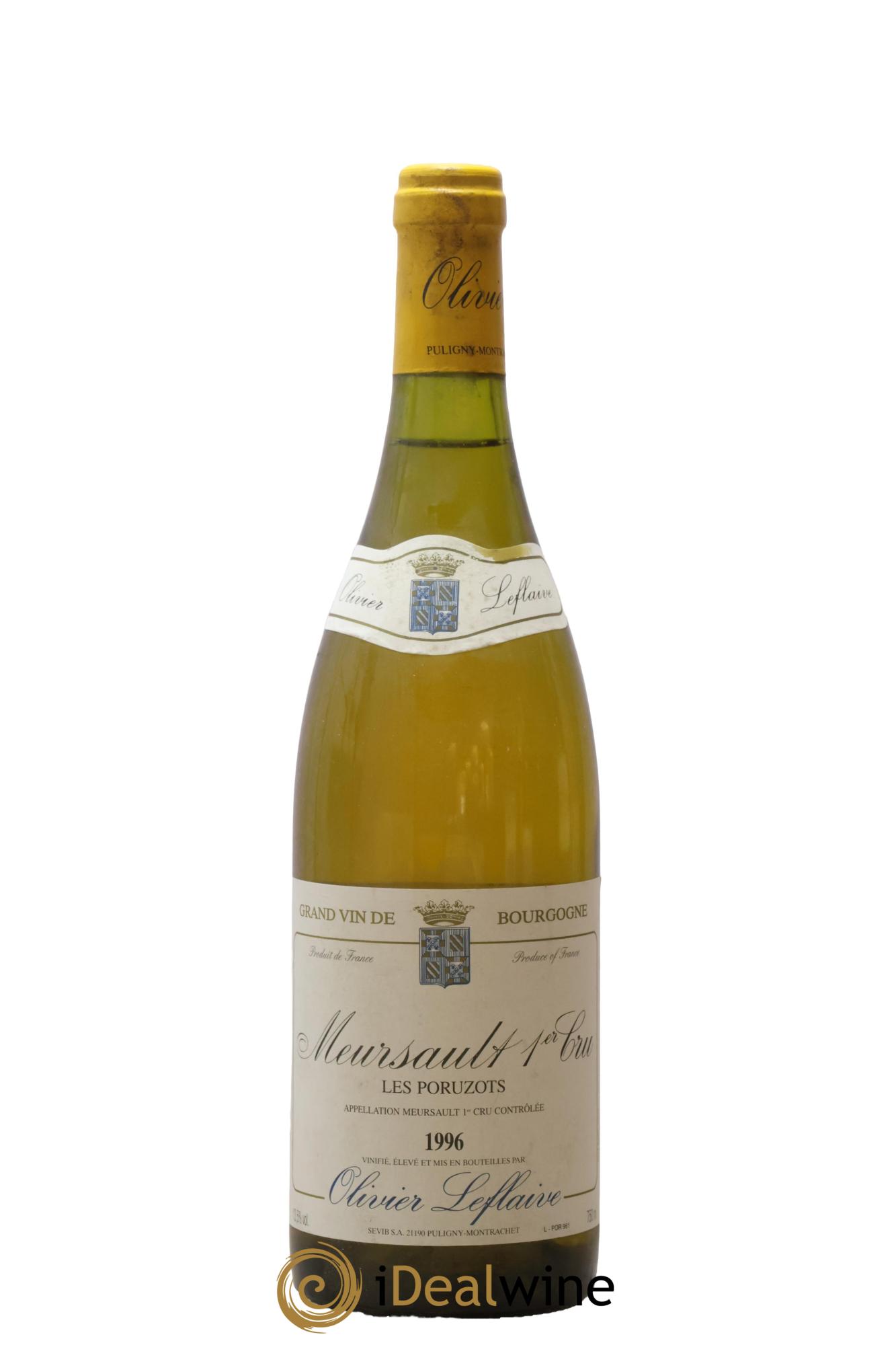 Meursault 1er Cru Poruzots Olivier Leflaive 1996 - Lotto di 1 bottiglia - 0