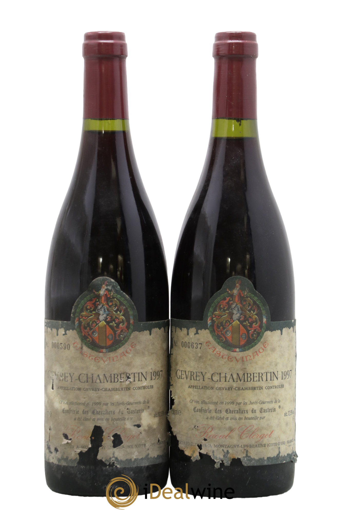 Gevrey-Chambertin Raoul Clerget 1997 - Lot of 2 bottles - 0