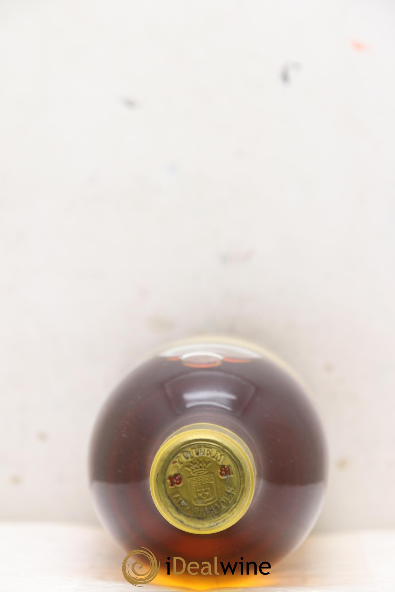 Château d' Yquem 1er Cru Classé Supérieur 1981 - Lotto di 1 bottiglia - 1