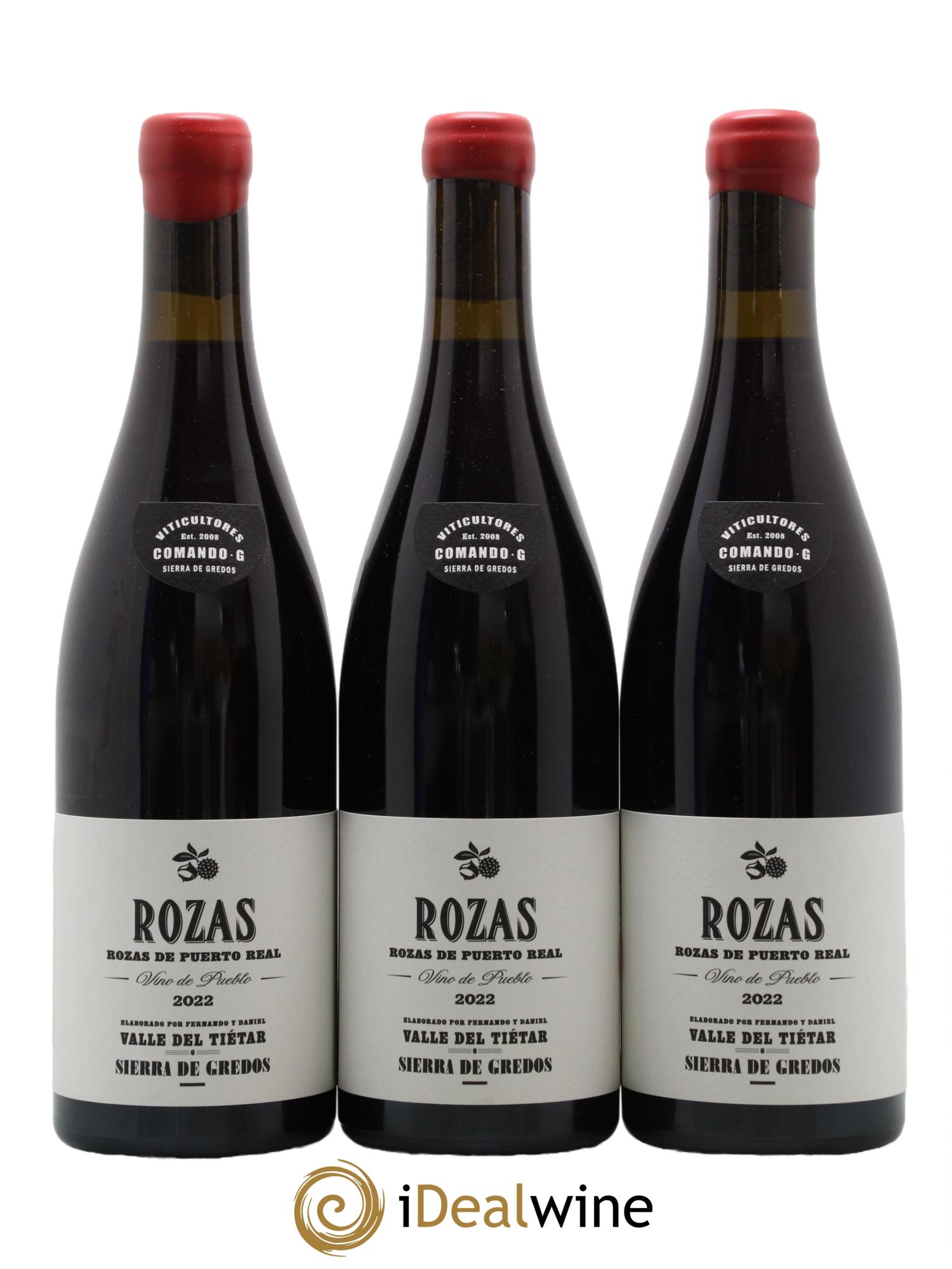 Espagne Vinos de Madrid Rozas de Puerto Real Commando G 2022 - Lot de 3 bouteilles - 0