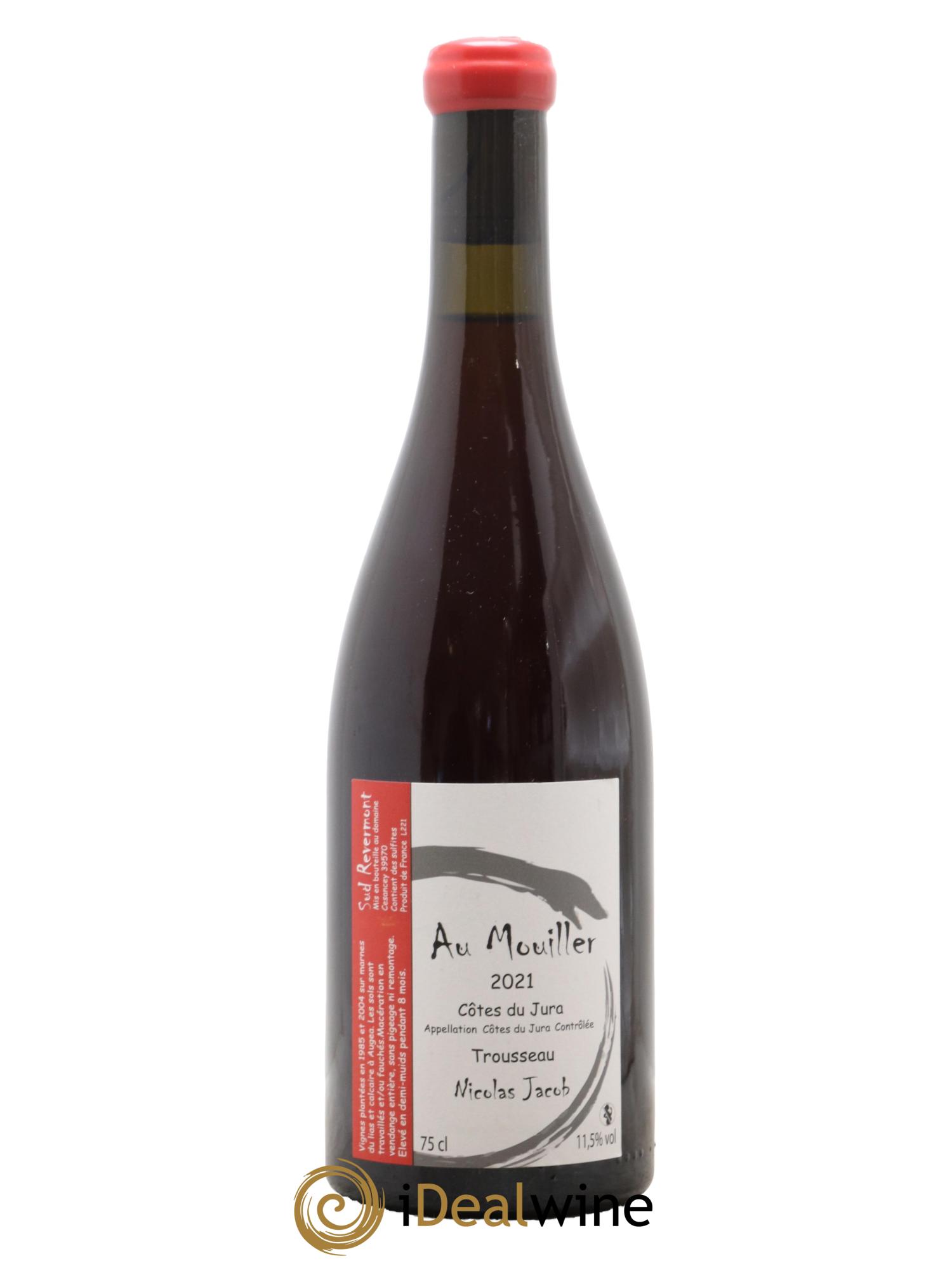 Côtes du Jura Trousseau Au Mouiller Nicolas Jacob 2021 - Lot de 1 bouteille - 0