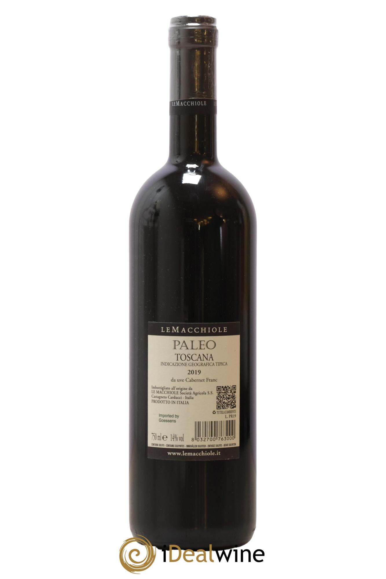 Toscana IGT Le Macchiole Paleo Rosso  2019 - Lot of 1 bottle - 1