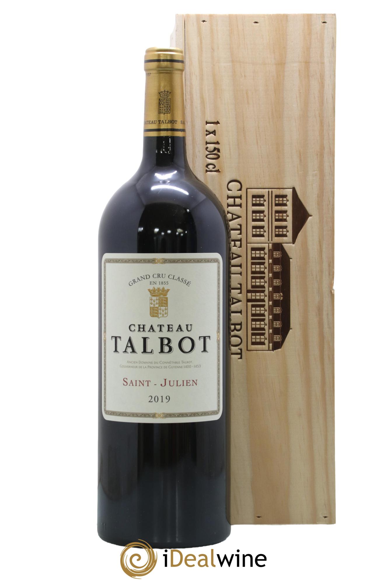 Château Talbot 4ème Grand Cru Classé 2019 - Lot de 1 magnum - 0