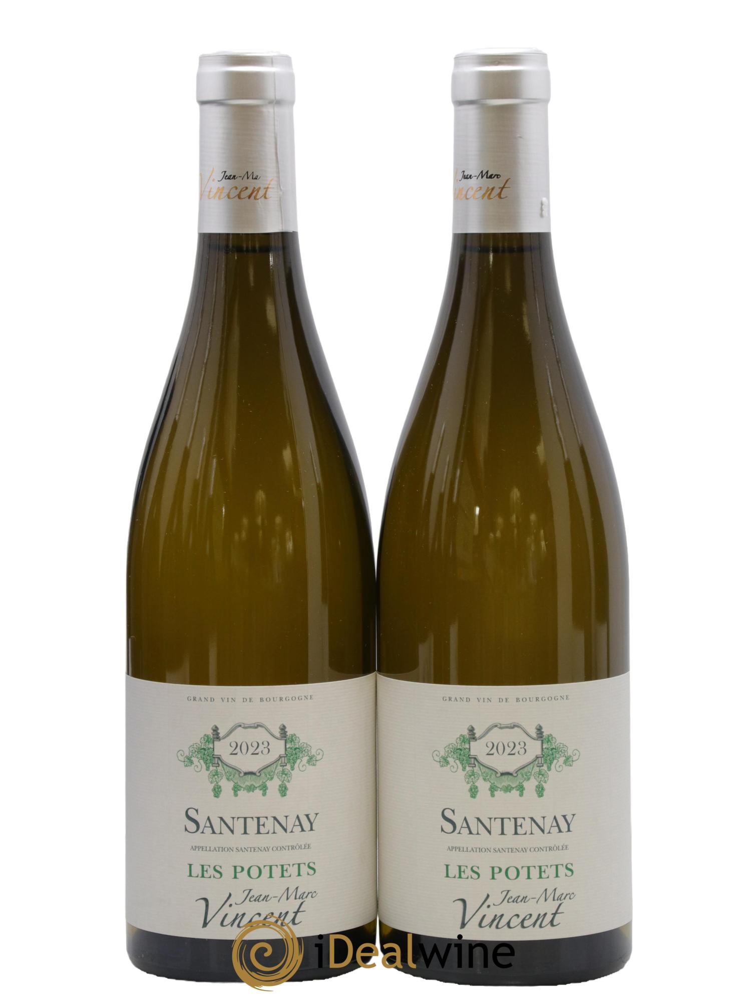 Santenay Les Potets Jean-Marc Vincent (Domaine) 2023 - Lot de 2 bouteilles - 0