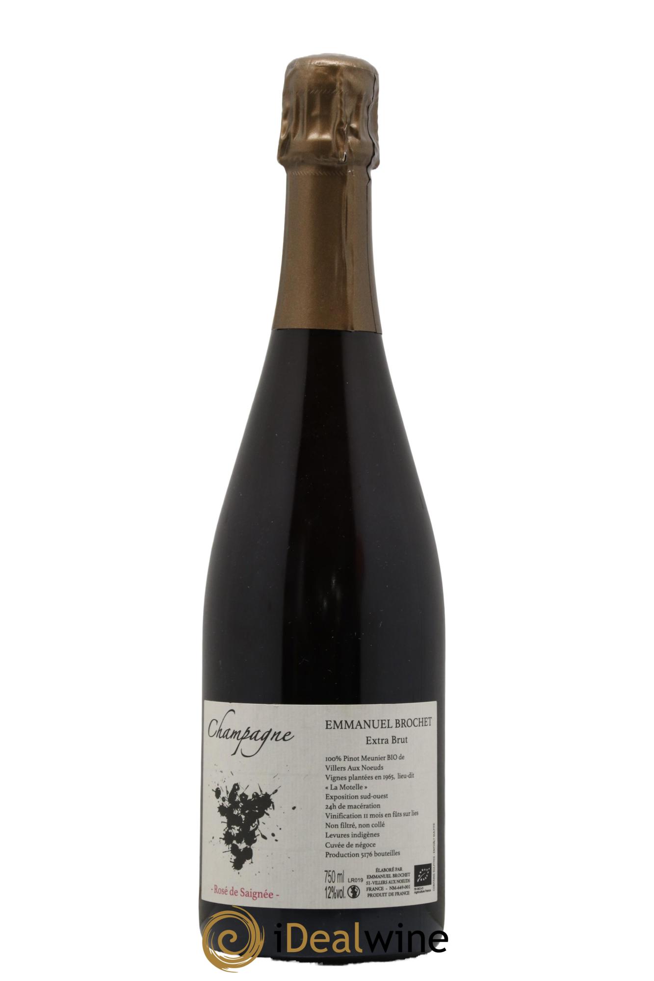Rosé de Saignée Extra-Brut Emmanuel Brochet - Lot de 1 bouteille - 0