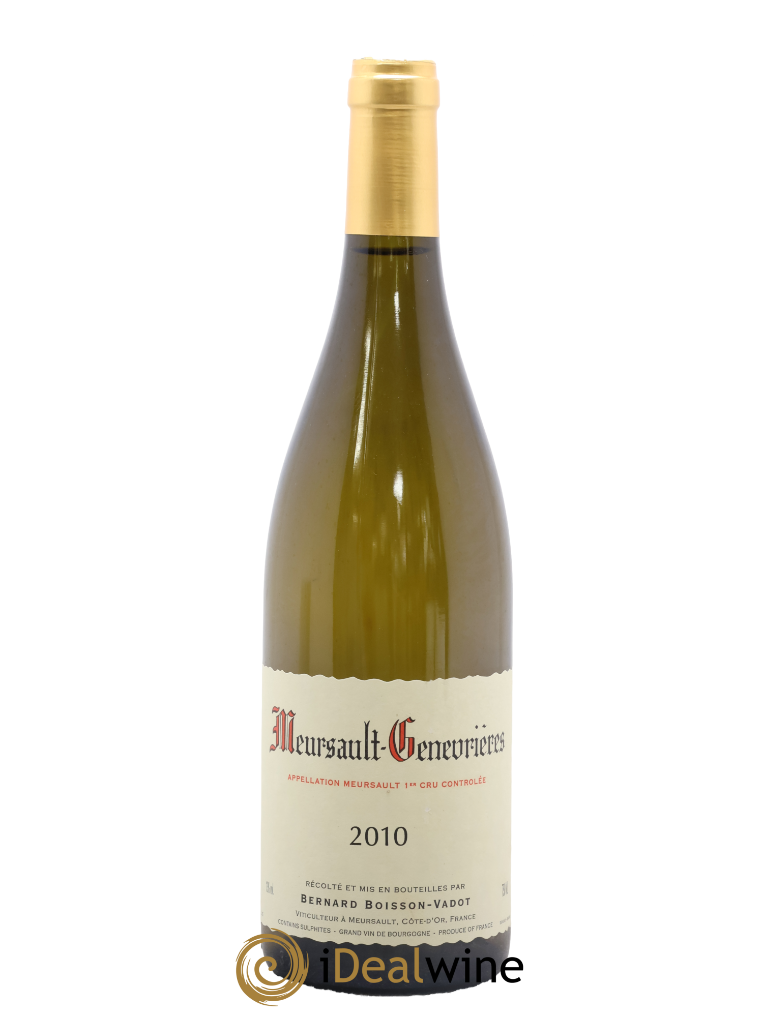 Meursault 1er Cru Genevrières Boisson-Vadot (Domaine) 2010 - Posten von 1 Flasche - 0