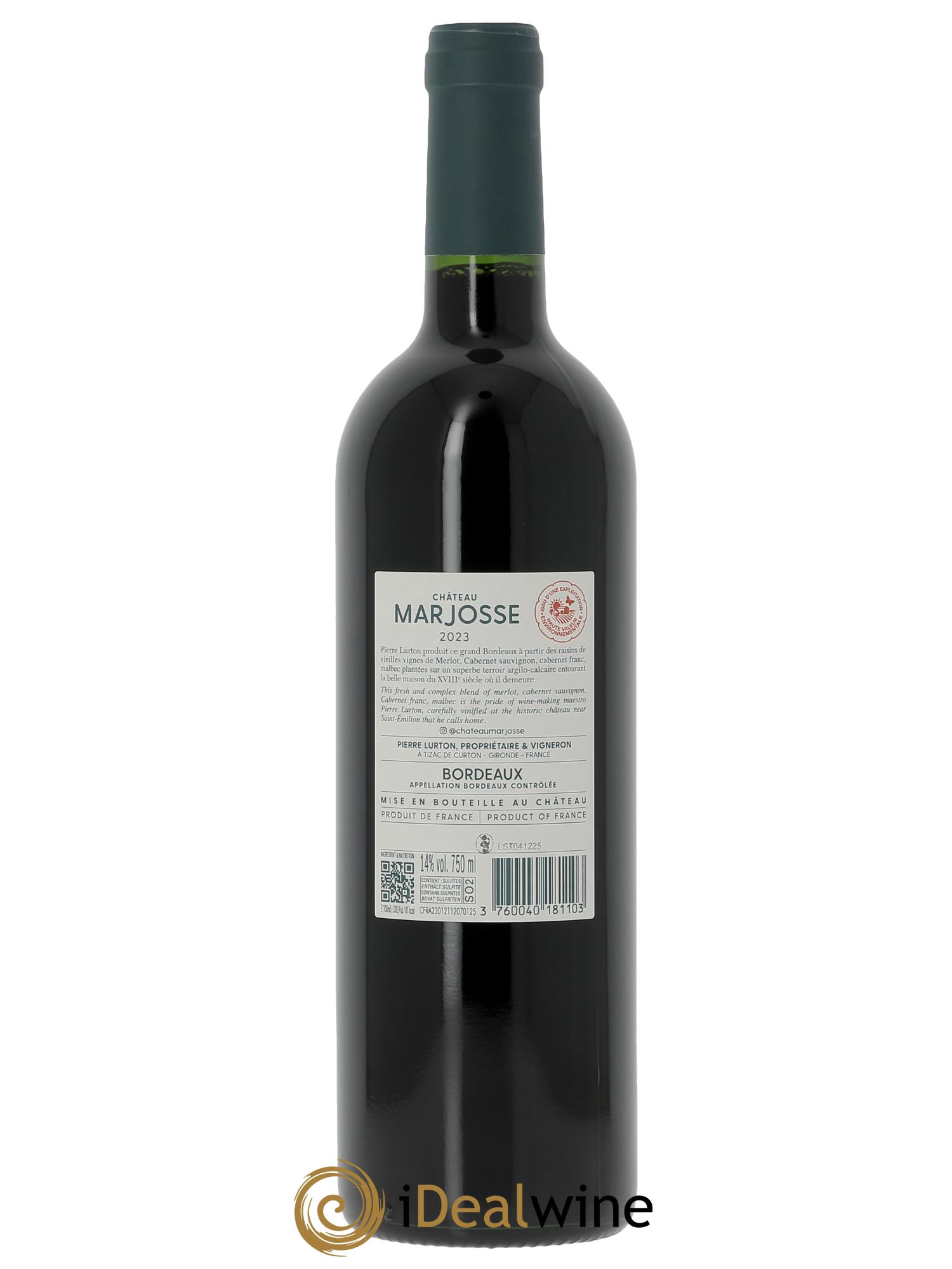 Château Marjosse 2023 - Lotto di 1 bottiglia - 1