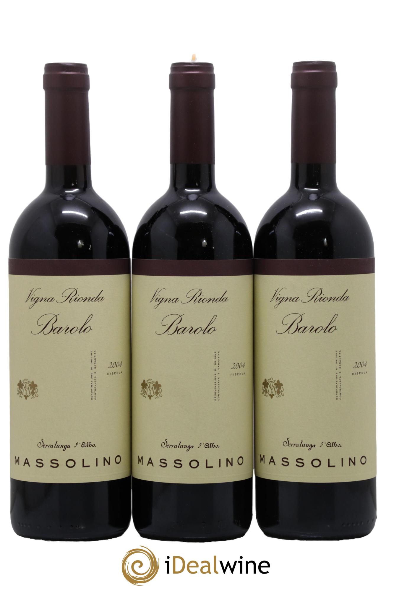 Barolo DOCG Riserva Vigna Rionda Massolino 2004 - Lotto di 3 bottiglie - 0