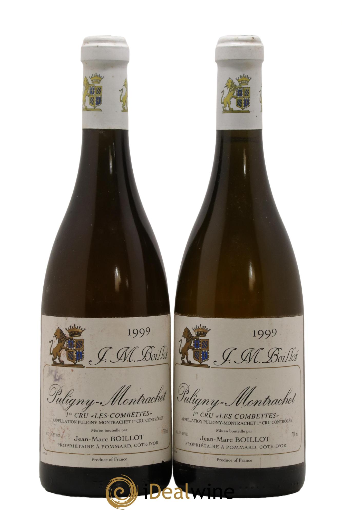 Puligny-Montrachet 1er Cru Les Combettes Jean-Marc Boillot 1999 - Lot de 2 bouteilles - 0