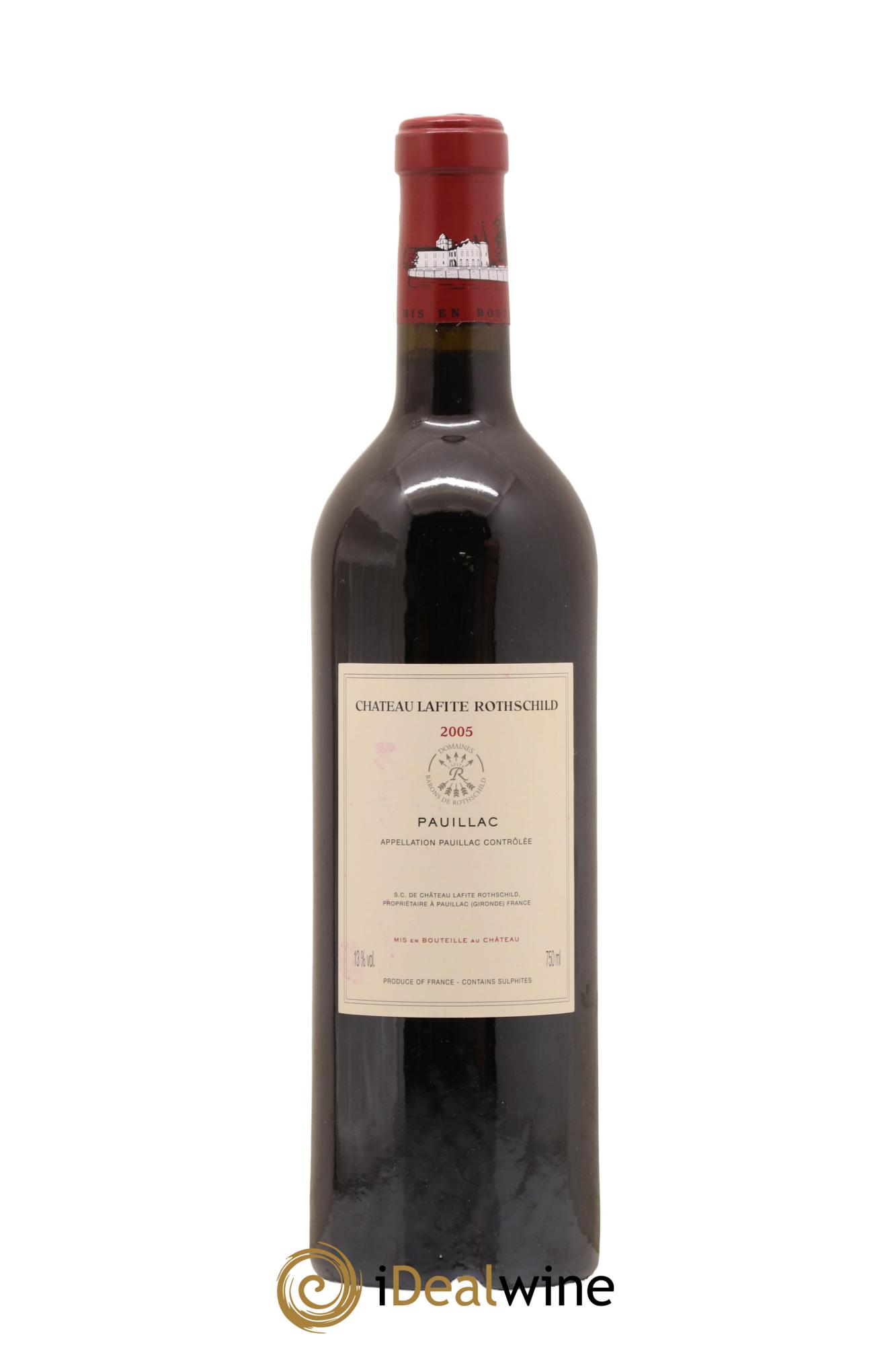 Château Lafite Rothschild 1er Grand Cru Classé 2005 - Lot de 1 bouteille - 1