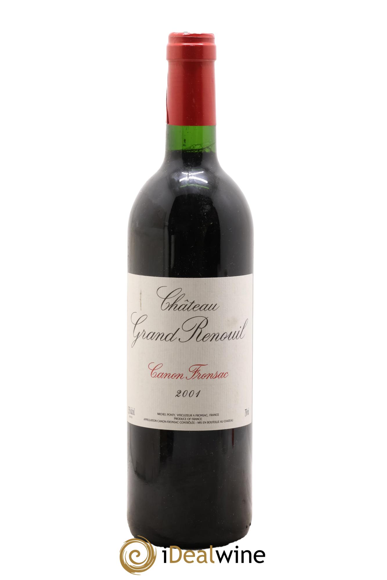 Canon-Fronsac Château Renouil 2001 - Lot de 1 bouteille - 0