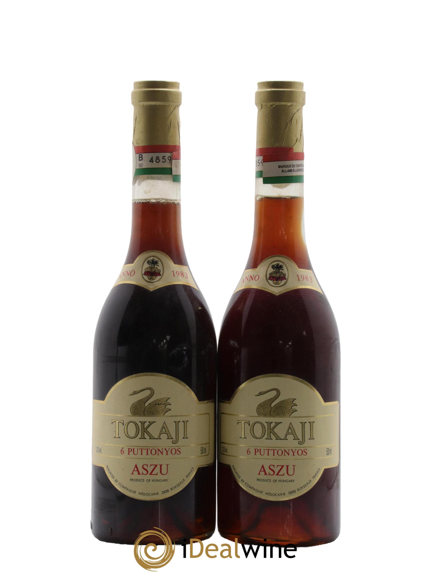 Tokaji Aszu 6 Puttonyos 1983 - Posten von 2 Format 50cls - 0