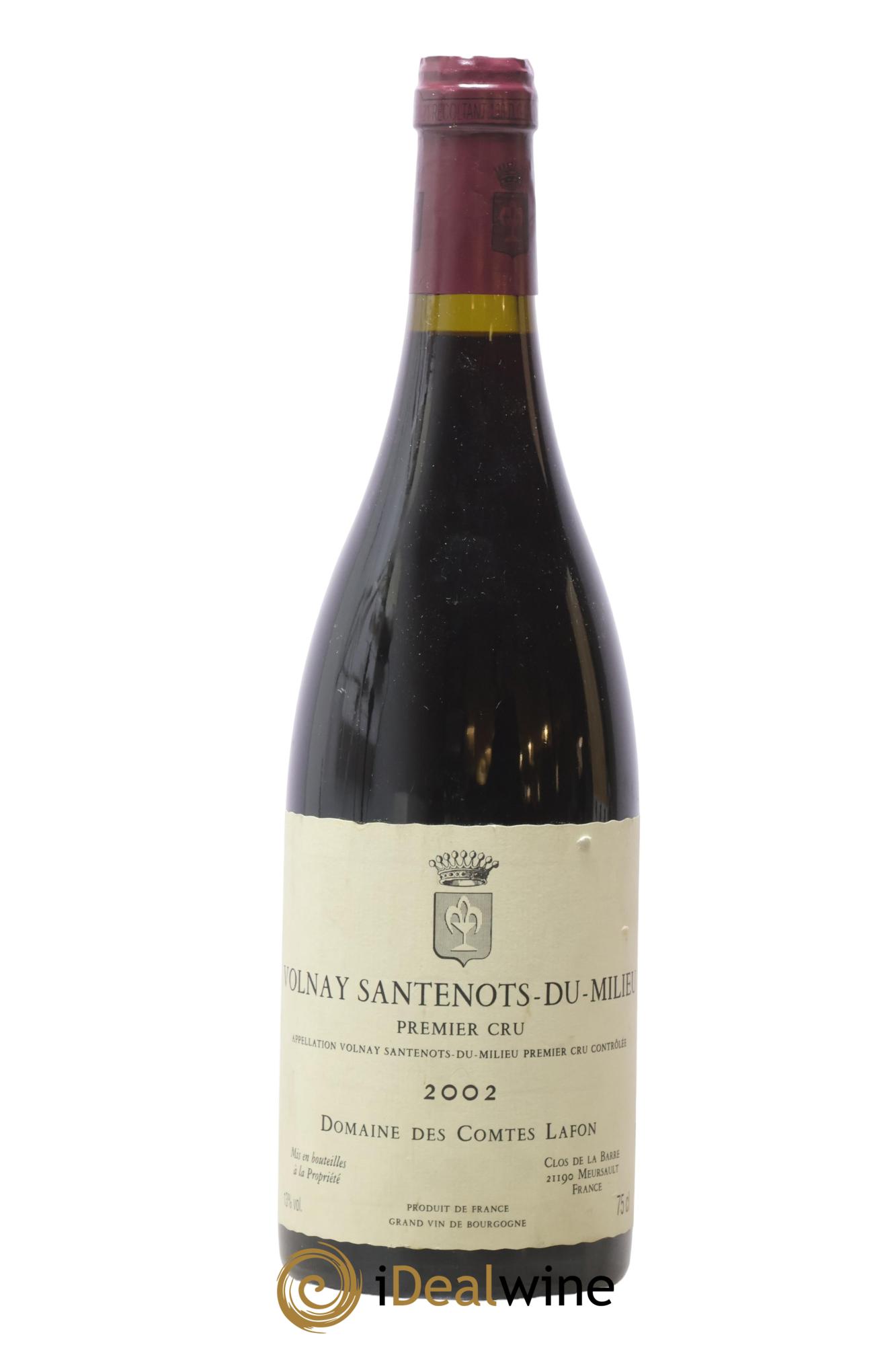 Volnay 1er Cru Santenots du Milieu Comtes Lafon (Domaine des) 2002 - Lotto di 1 bottiglia - 0