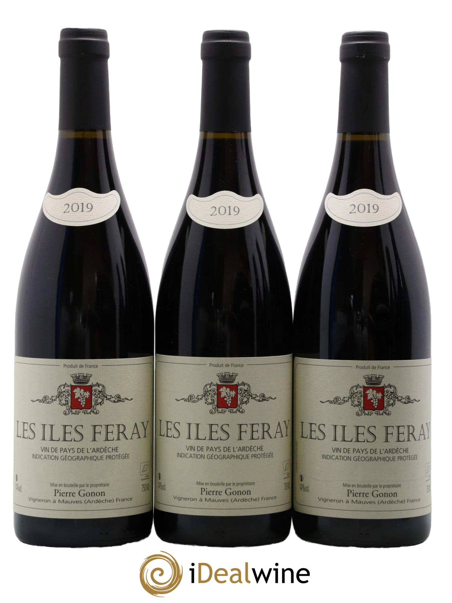 Ardèche Les Iles Feray Gonon (Domaine) 2019 - Lot de 3 bouteilles - 0