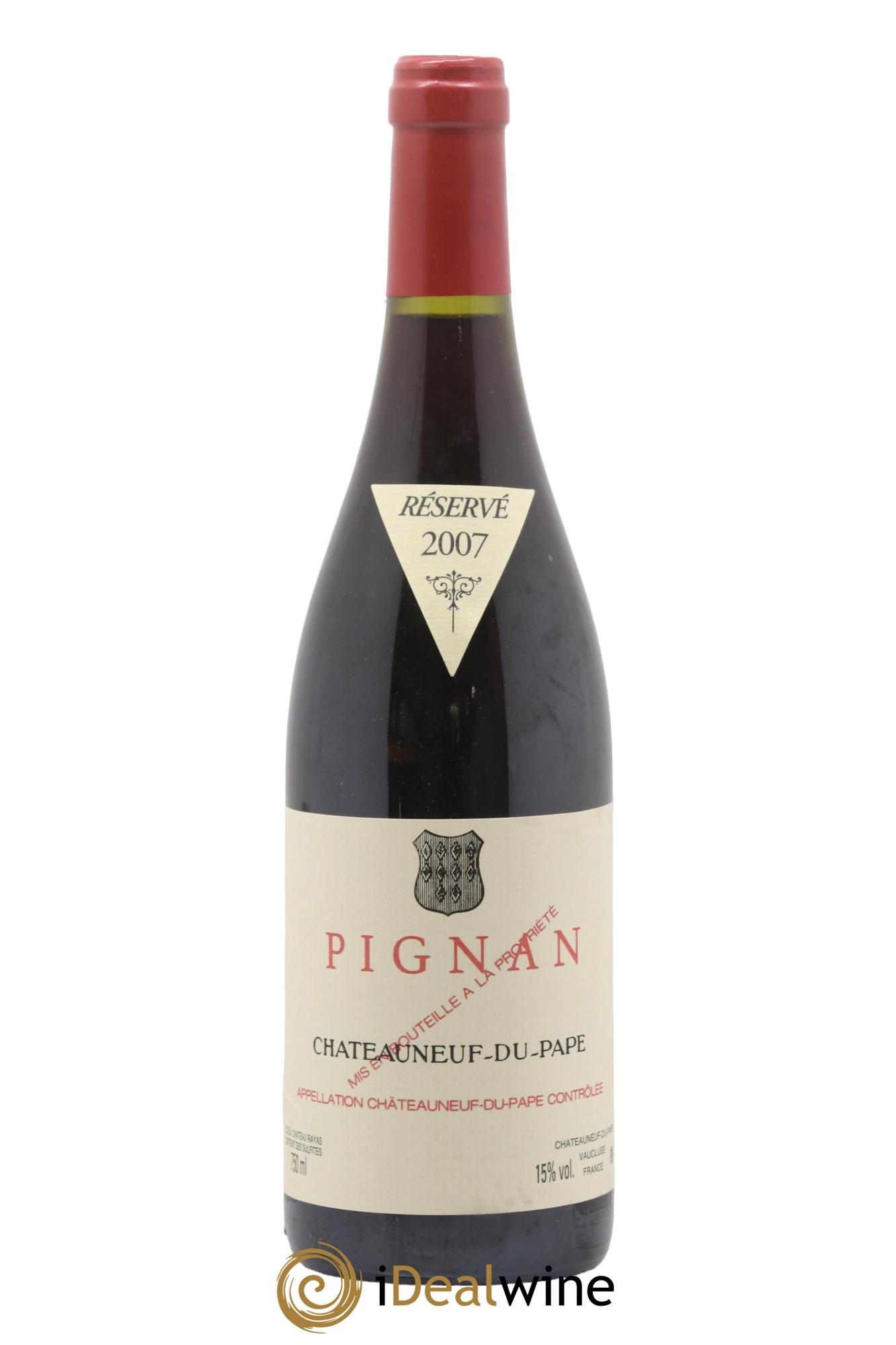 Châteauneuf-du-Pape Pignan Emmanuel Reynaud 2007 - Lot de 1 bouteille - 0