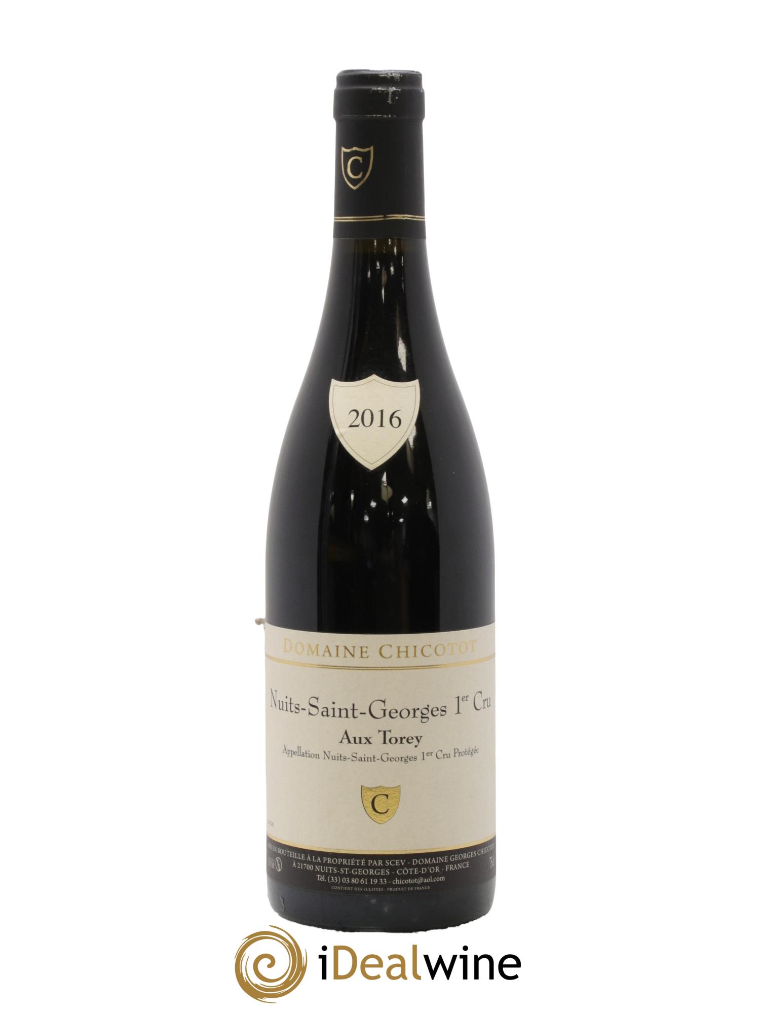 Nuits-Saint-Georges 1er Cru Aux Thorey Chicotot 2016 - Lot de 1 bouteille - 0