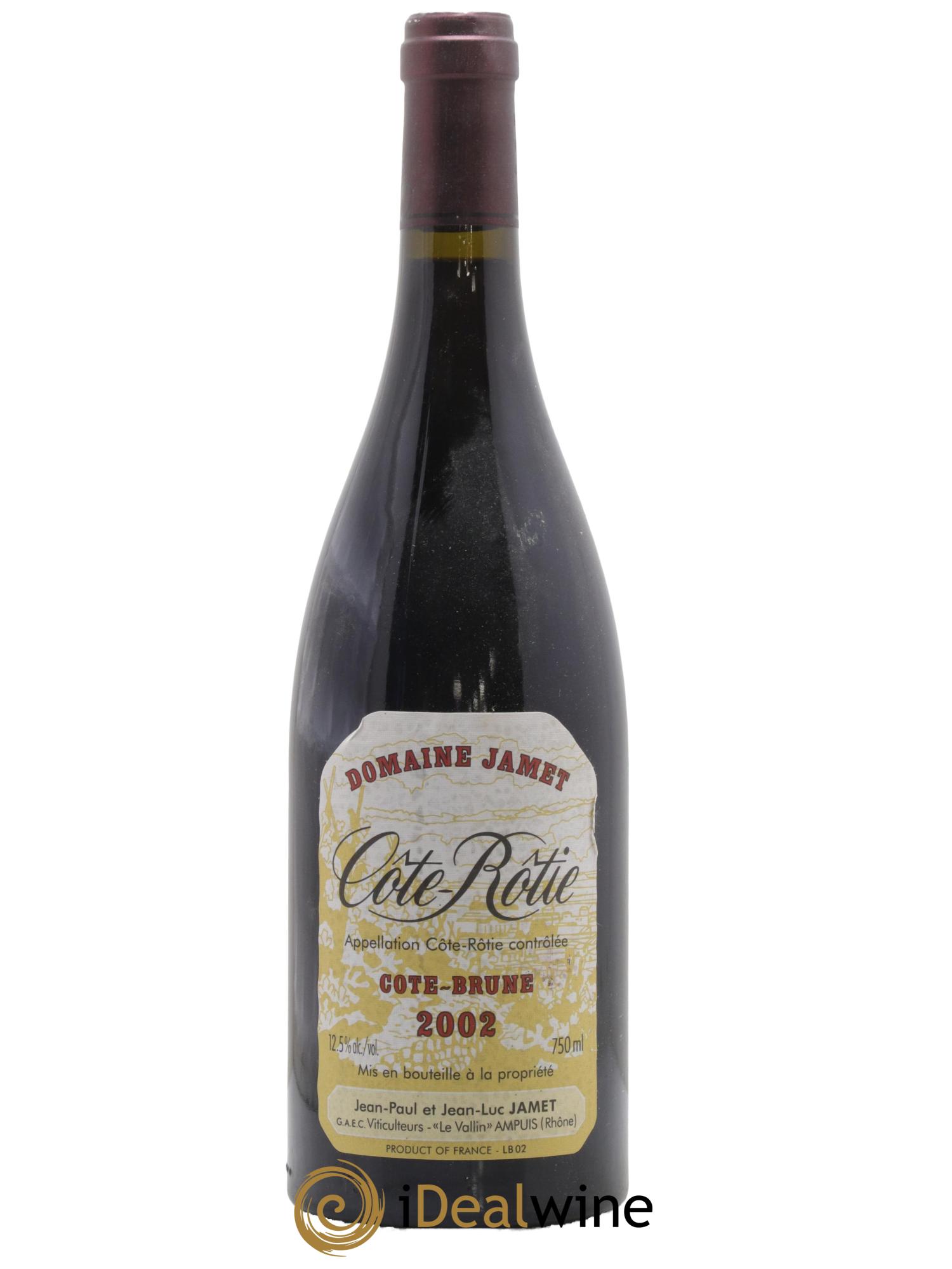 Côte-Rôtie Côte Brune Jamet (Domaine) 2002 - Lotto di 1 bottiglia - 0