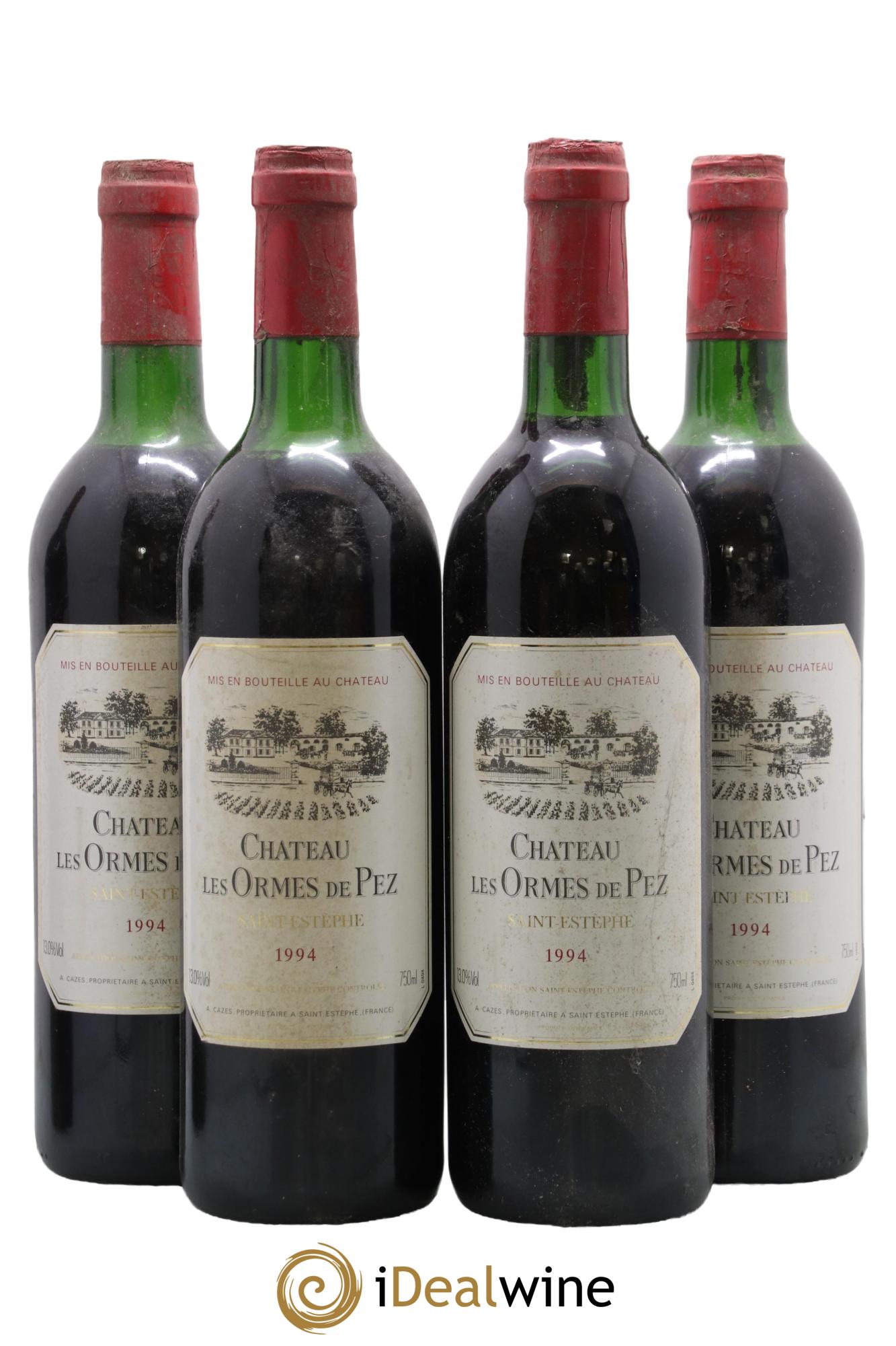 Château les Ormes de Pez 1994 - Lot de 4 bouteilles - 0