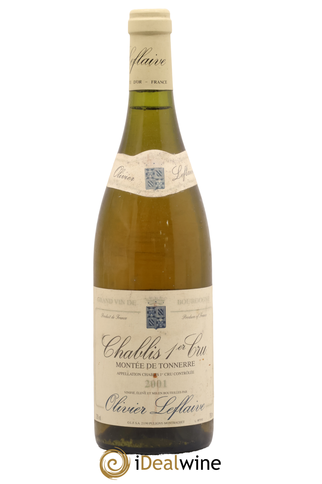 Chablis 1er Cru Montée de Tonnerre Olivier Leflaive 2001 - Lot de 1 bouteille - 0