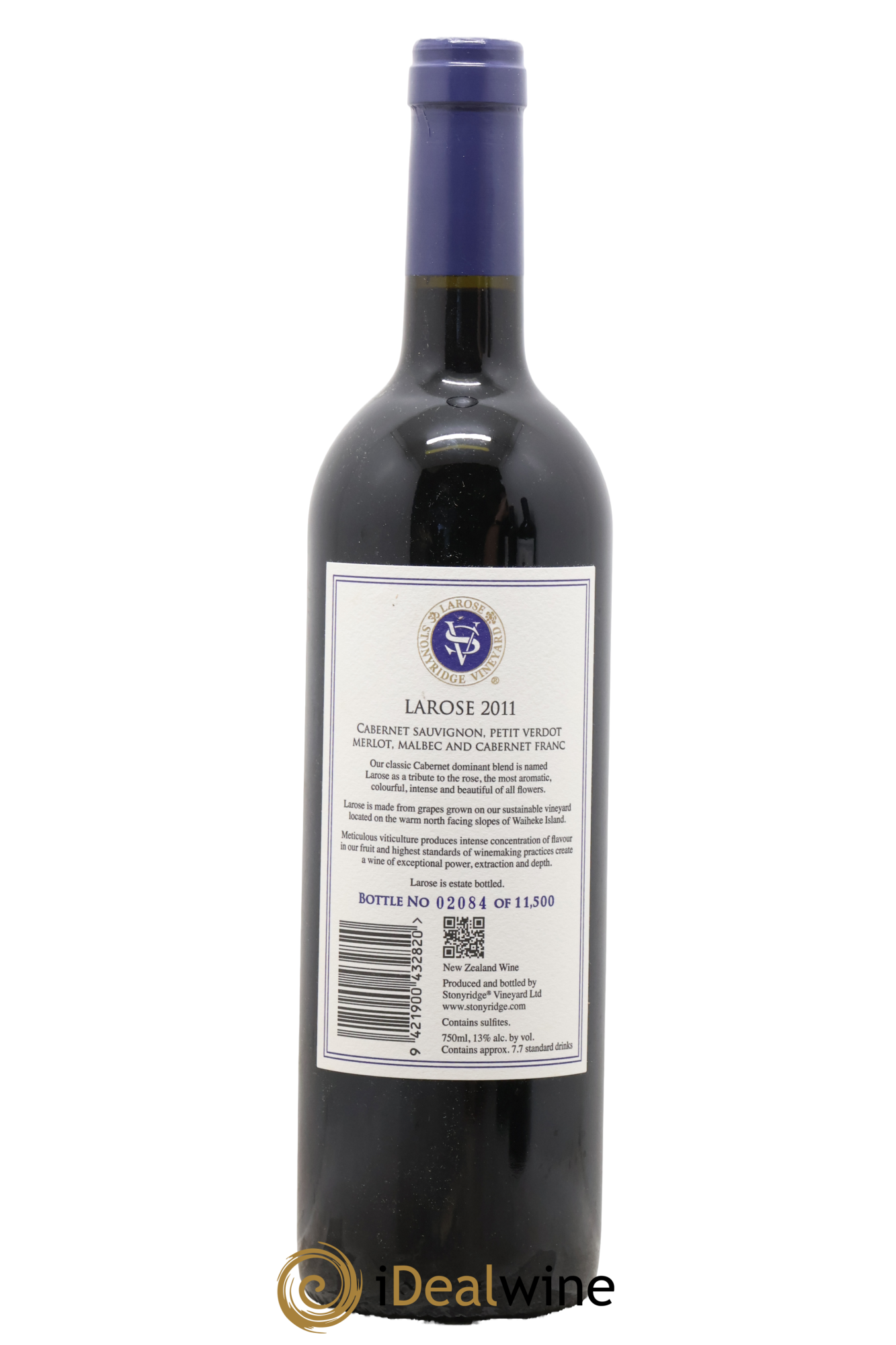 Nouvelle Zélande Waiheke Island Larose Stonyridge Vineyard 2011 - Lot de 1 bouteille - 1