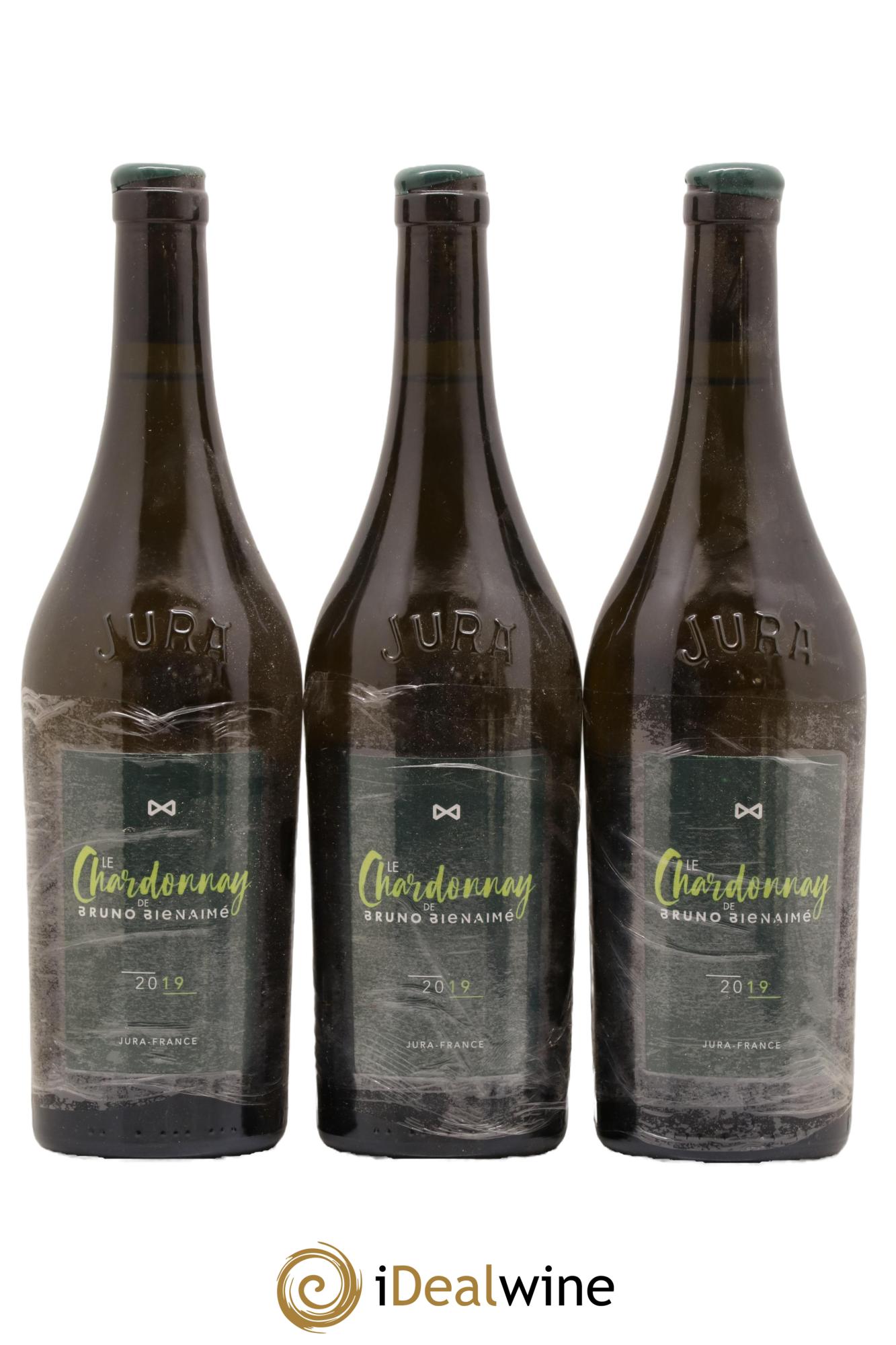 Côtes du Jura Chardonnay Bruno Bienaimé 2019 - Lot de 3 bouteilles - 0