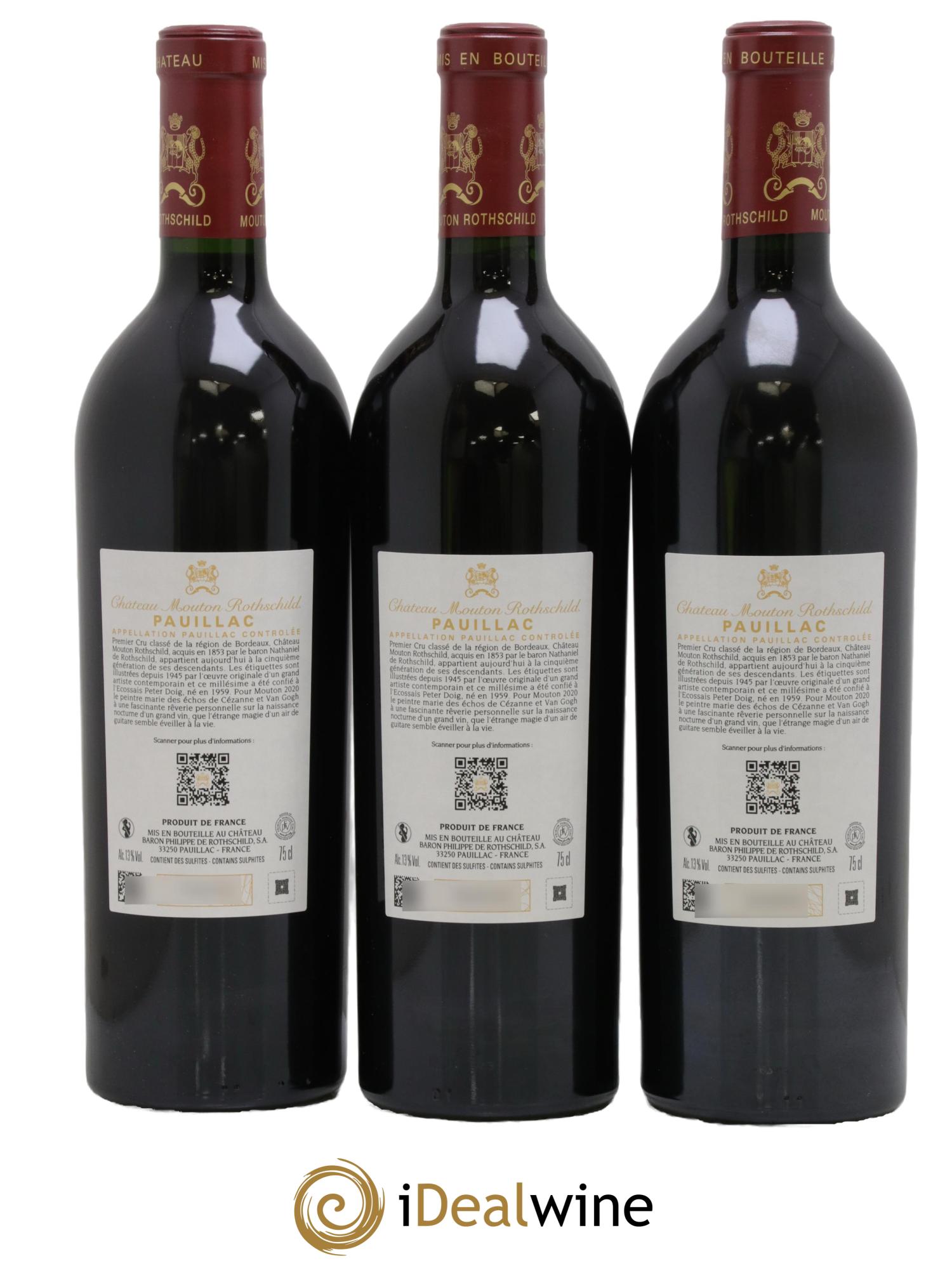Château Mouton Rothschild 1er Grand Cru Classé 2020 - Lot of 6 bottles - 4