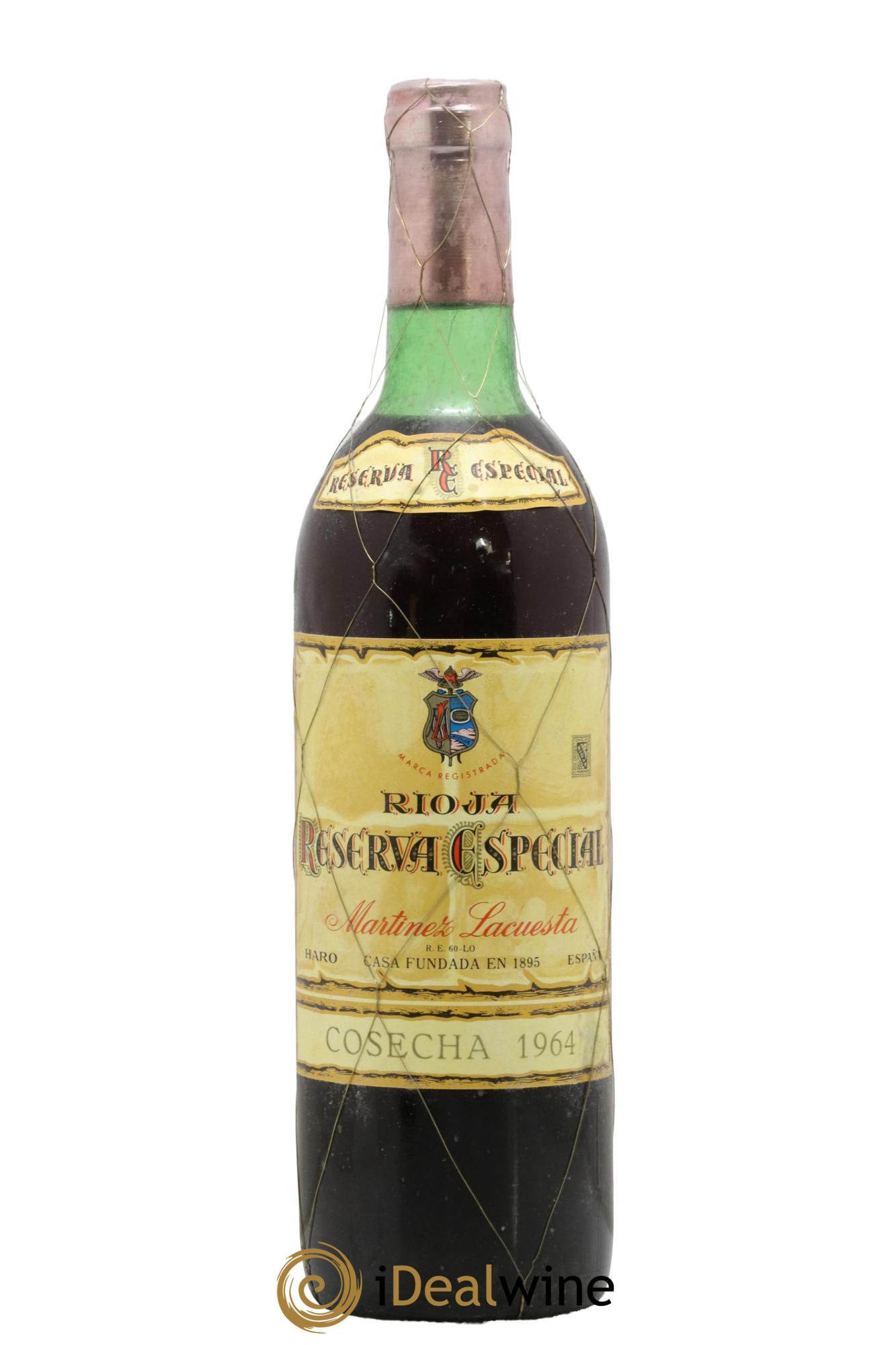 Rioja DOCA Martinez Lacuesta Haro Reserva Especial 1964 - Lot de 1 bouteille - 0